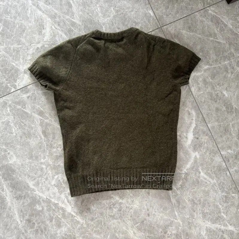 Burberry Burberry Green Wool Short Sleeve Top. Size M / US 6-8 / IT 42-44 - 3 Thumbnail