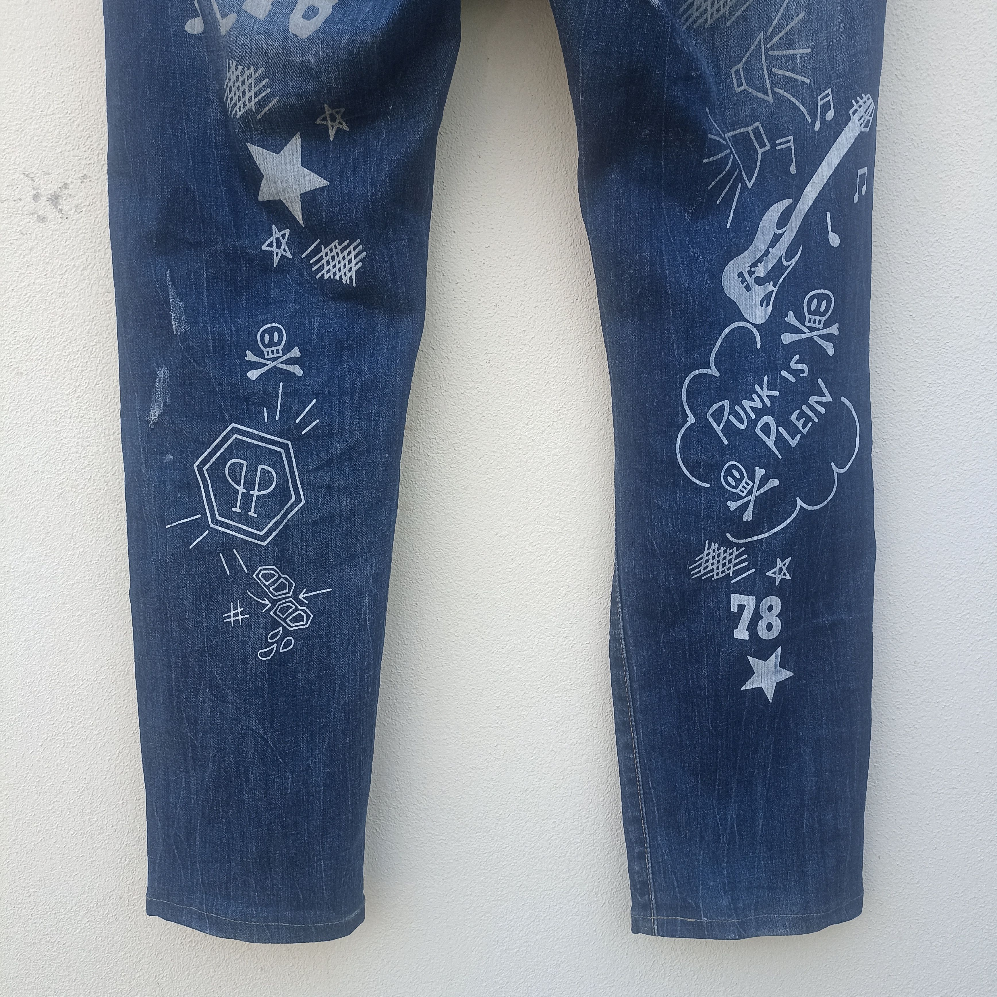 Other Philipp Plein Homme painted jean Size US 36 / EU 52 - 13 Thumbnail