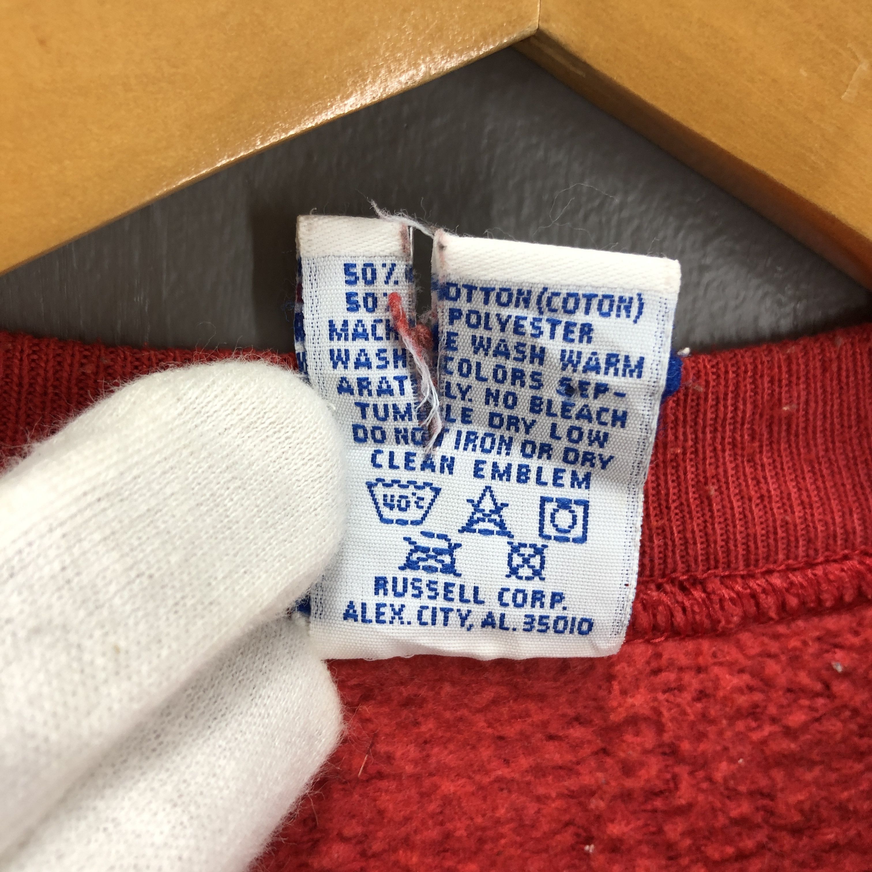 Russell Athletic 90s Vintage RUSSELL RUGBY Crew Neck Sweatshirt #1063/AK Size US M / EU 48-50 / 2 - 7 Thumbnail