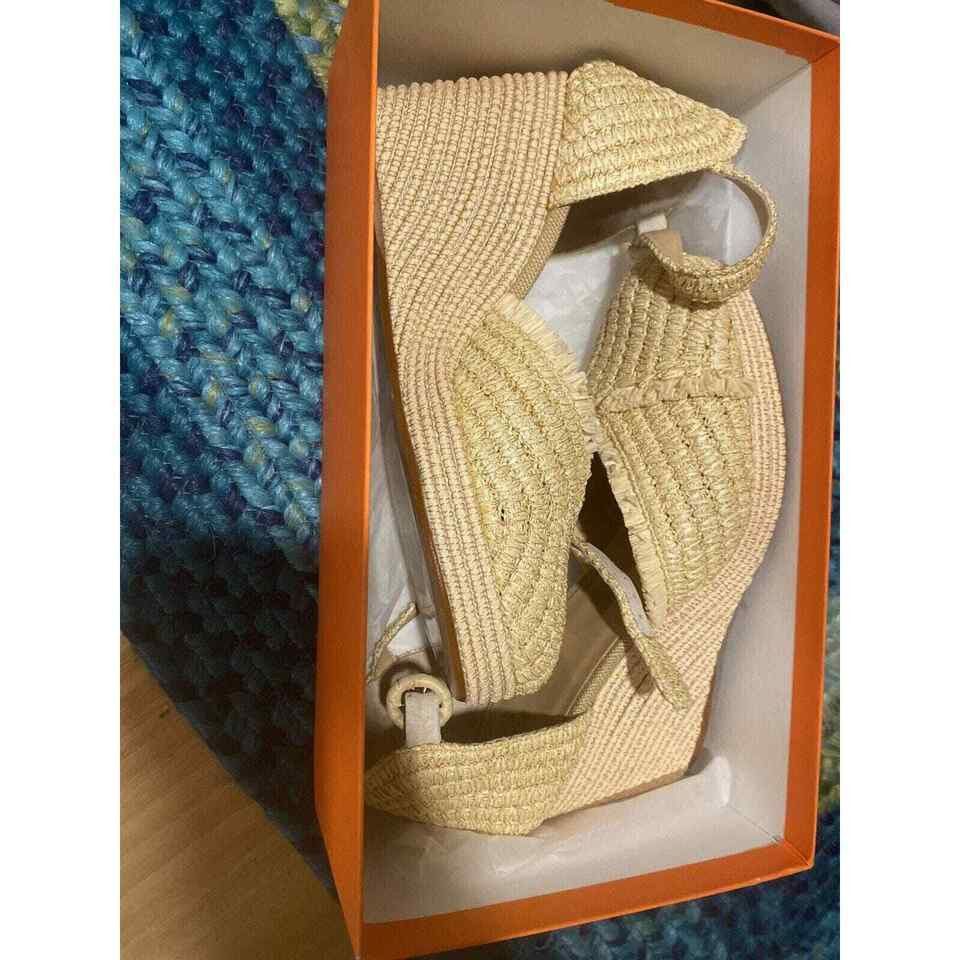 Castaner CASTANER Raffia Ankle-Strap Wedge Espadrille Pumps Size US 8 / IT 38 - 5 Thumbnail
