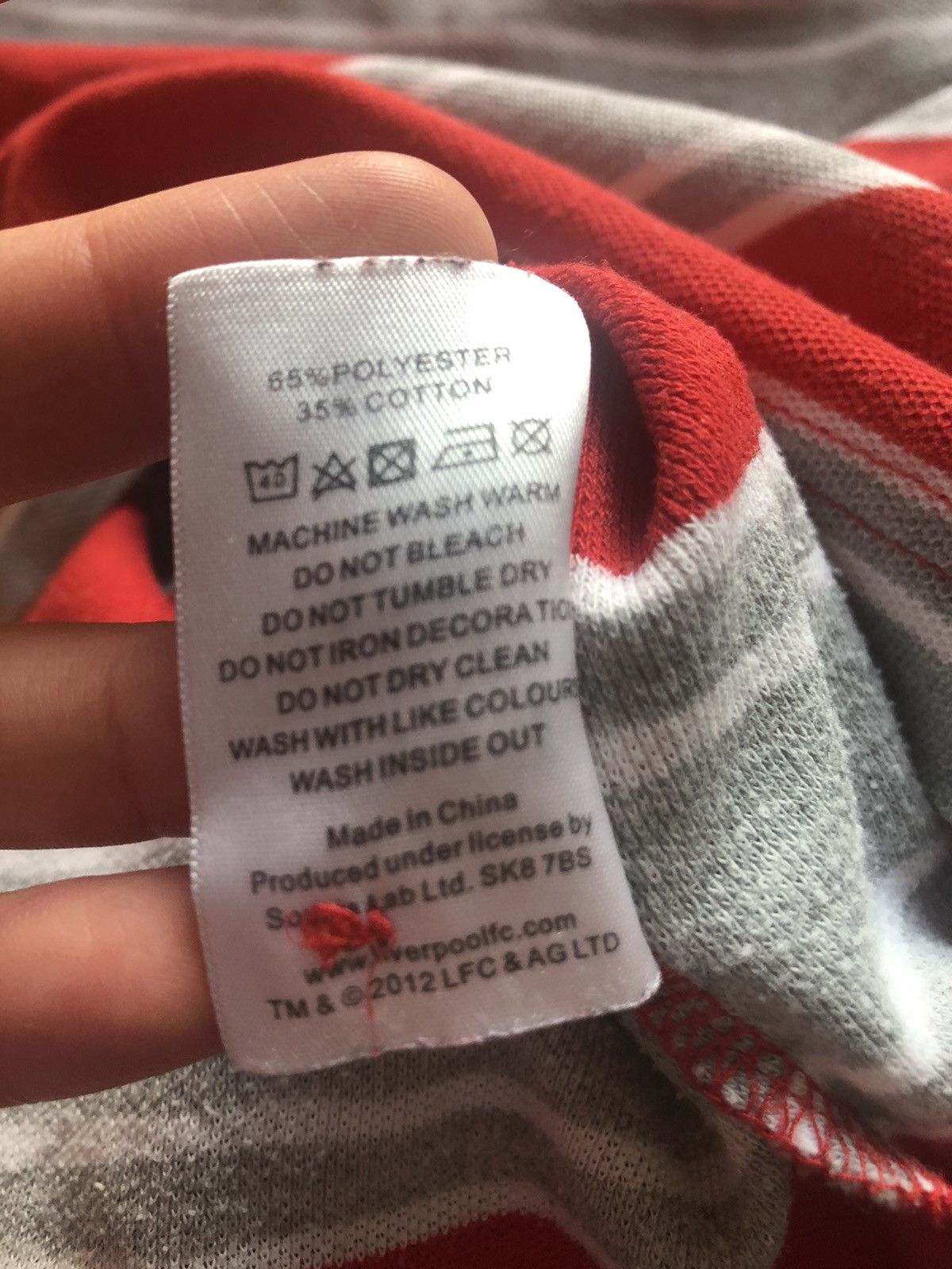 Vintage LIVERPOOL FC RARE VINTAGE FOOTBALL SOCCER POLO SHIRT Size US L / EU 52-54 / 3 - 6 Thumbnail