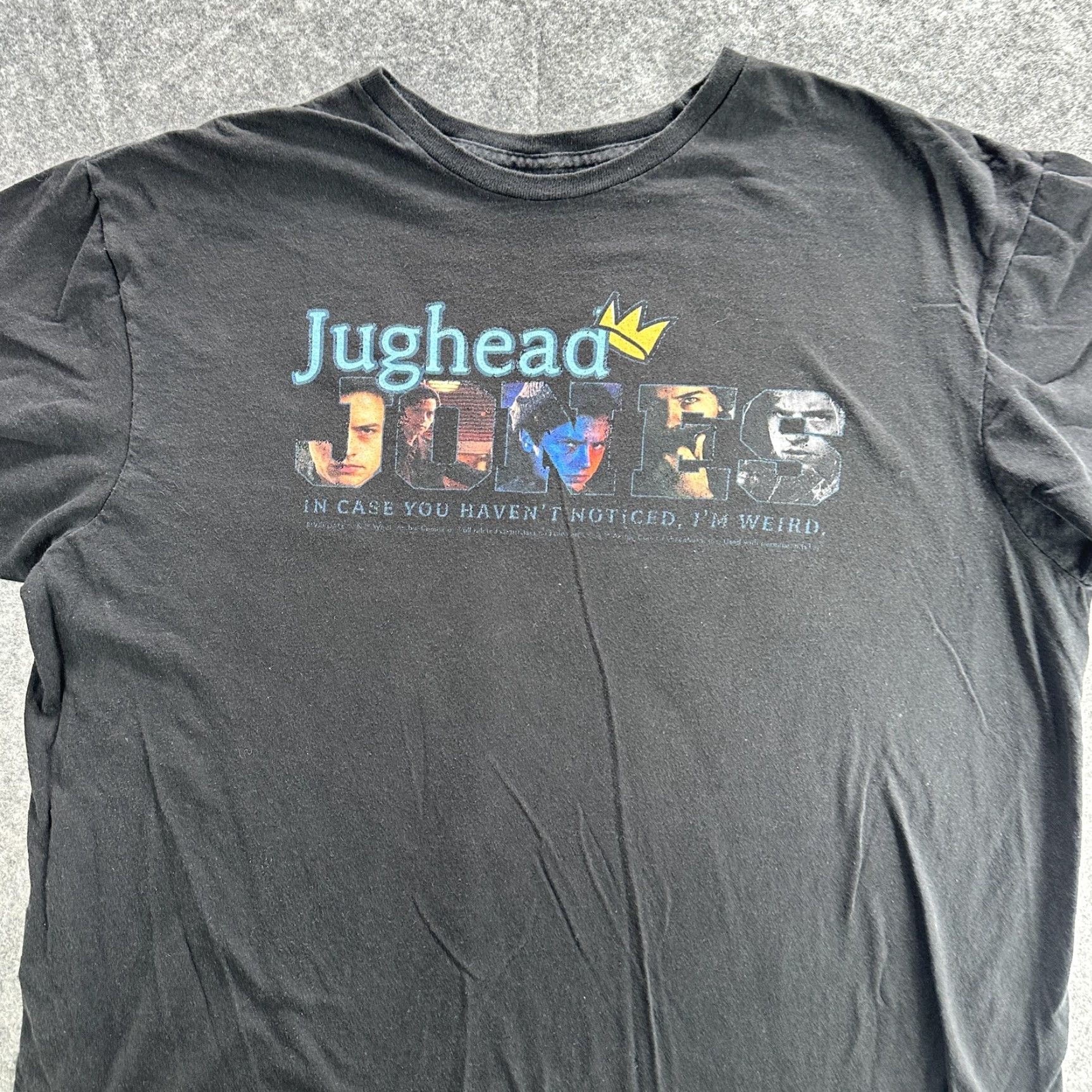 Vintage Jughead Jones Shirt Mens L Black Riverdale TV Show Graphic Tee Quote IN CASE YOU HAVEN'T NOTICED, I'M WEIRD. Size US L / EU 52-54 / 3 - 2 Thumbnail