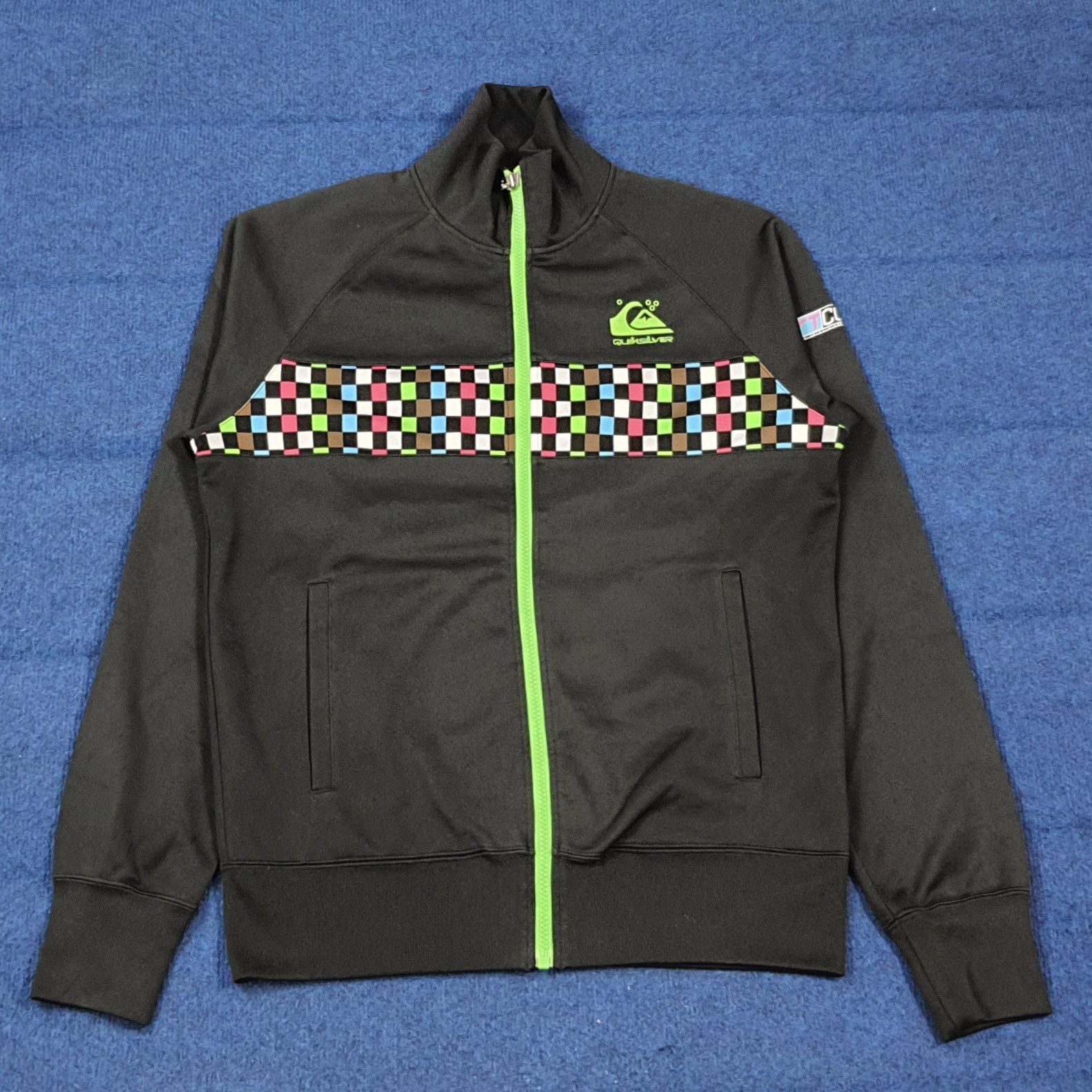 Quiksilver Vintage Quiksilver Track Jacket Zip Retro Surf C288N20 Size US S / EU 44-46 / 1 - 1 Thumbnail