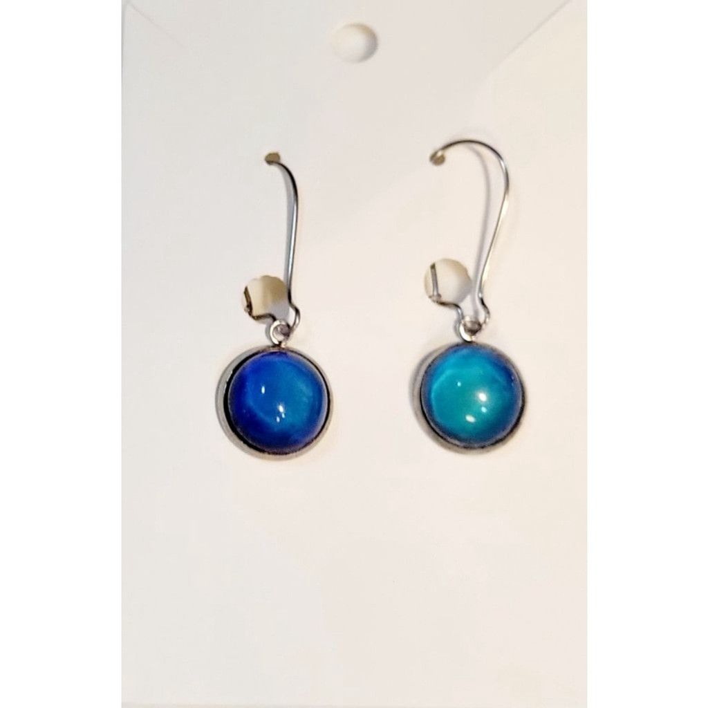Handmade Mood balancing comfort jewelry dangle latch back earrings Size ONE SIZE - 1 Thumbnail