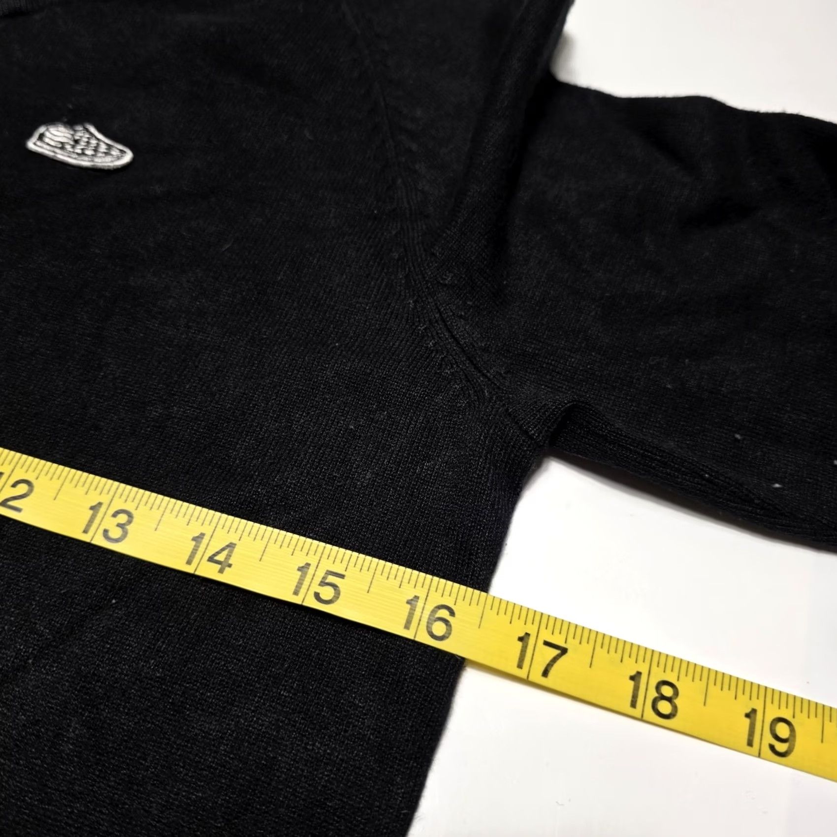 Vans VANS Sweatshirt V-Neck Women’s Pullover Black Size S Regular Knit Pullover Activewear Skateboarding Logo Bohemian Classic Size S / US 4 / IT 40 - 5 Thumbnail