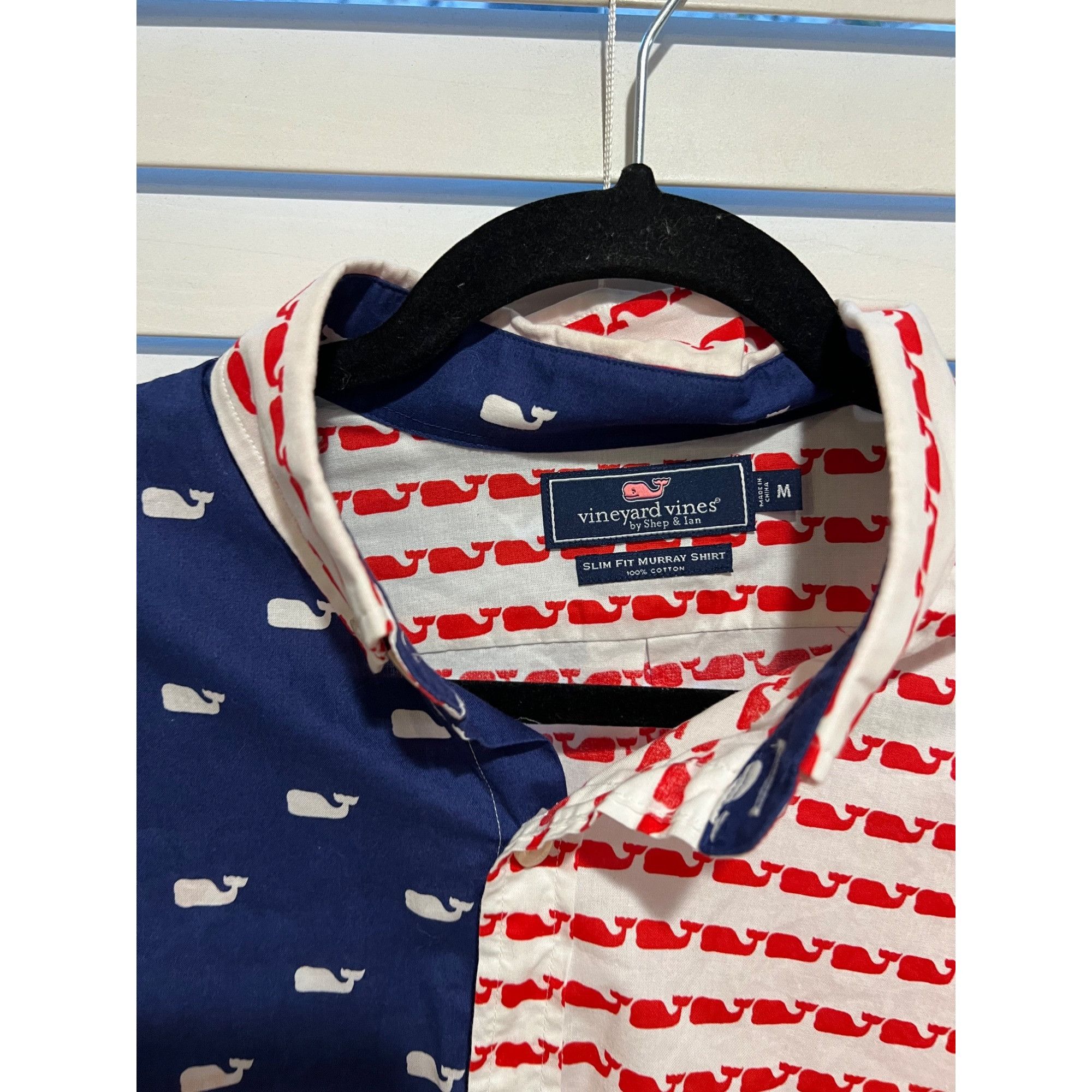 Vineyard Vines Vineyard Vines USA Short Sleeve Button Up Shirt - Size M Size US M / EU 48-50 / 2 - 2 Thumbnail