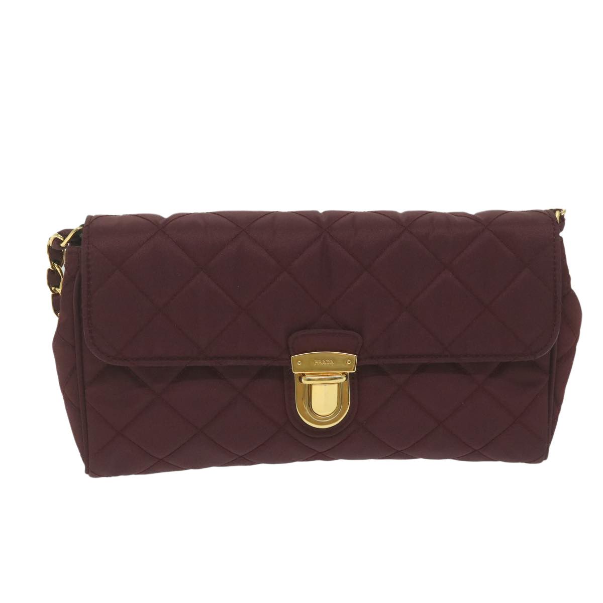Prada Tessuto Red Synthetic Shoulder Bag (Pre-Owned) Size ONE SIZE - 1 Thumbnail