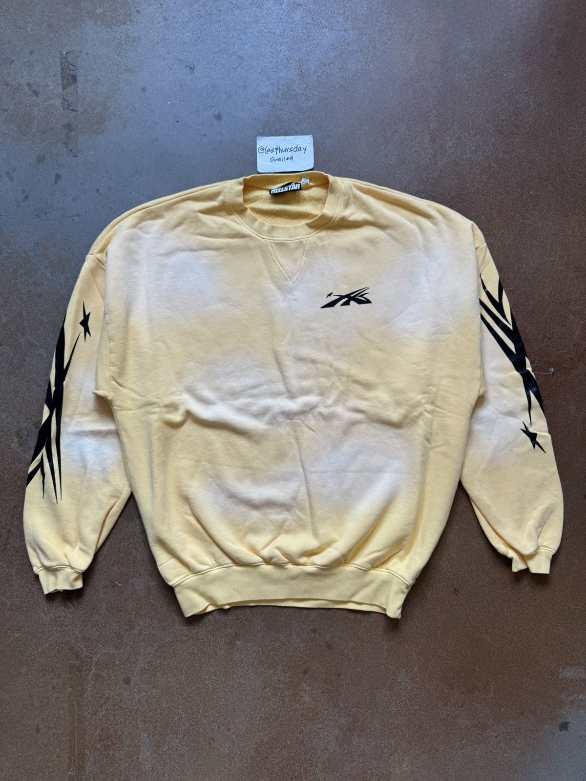 HELLSTAR HELLSTAR Sport Crewneck Yellow XL | Grailed