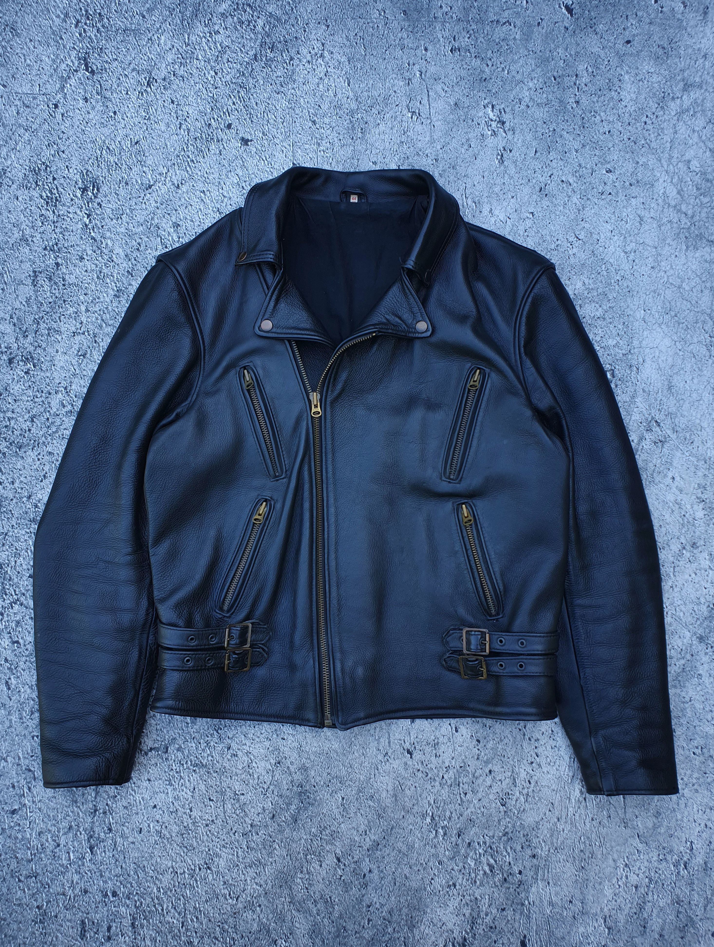 Genuine Leather Vintage ramones biker leather jacket Size US M / EU 48-50 / 2 - 1 Thumbnail