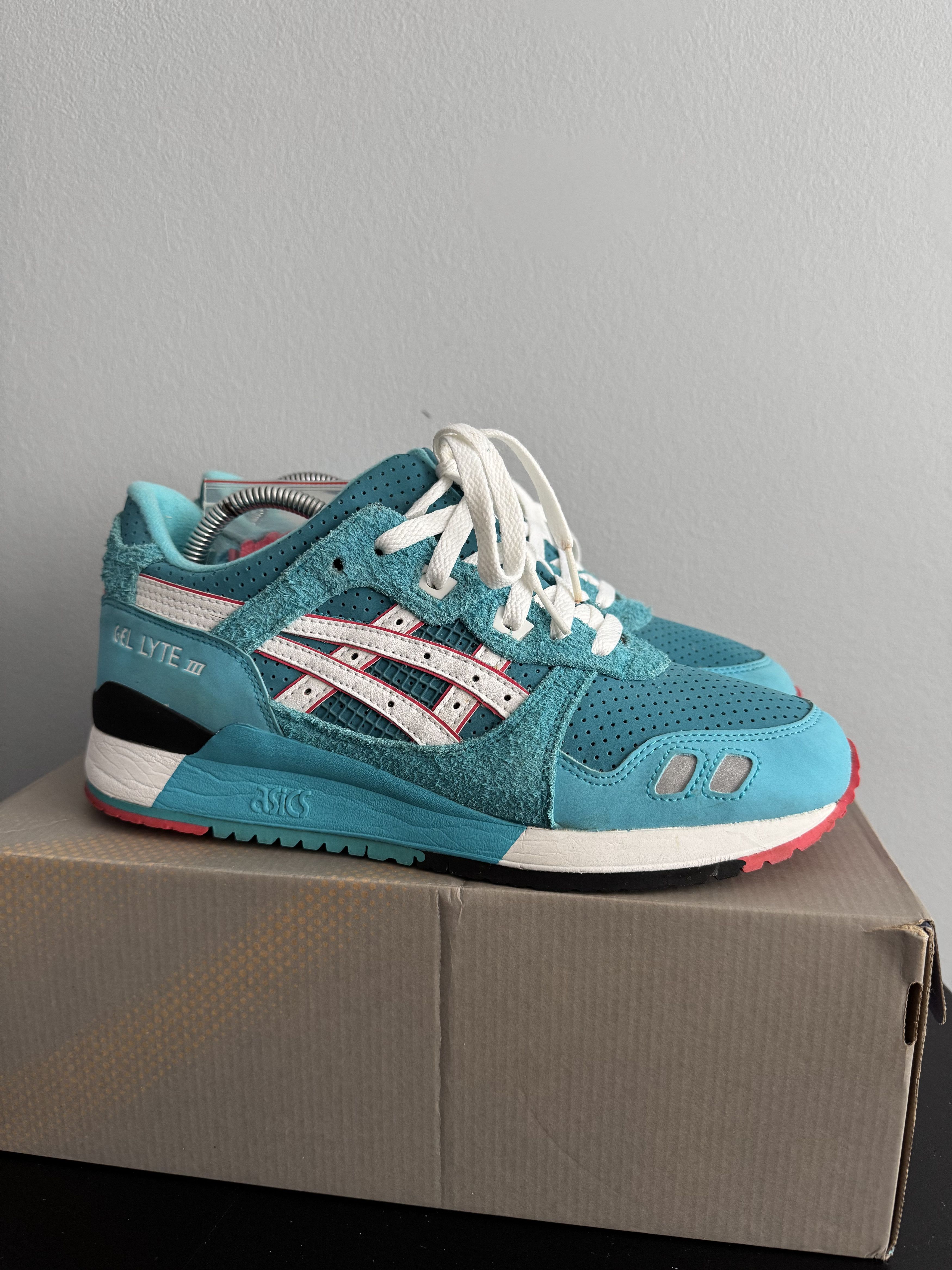 Asics BAIT x Asics Gel Lyte III Teal Dragon PYS kith ronnie fieg Size US 9 / EU 42 - 3 Thumbnail