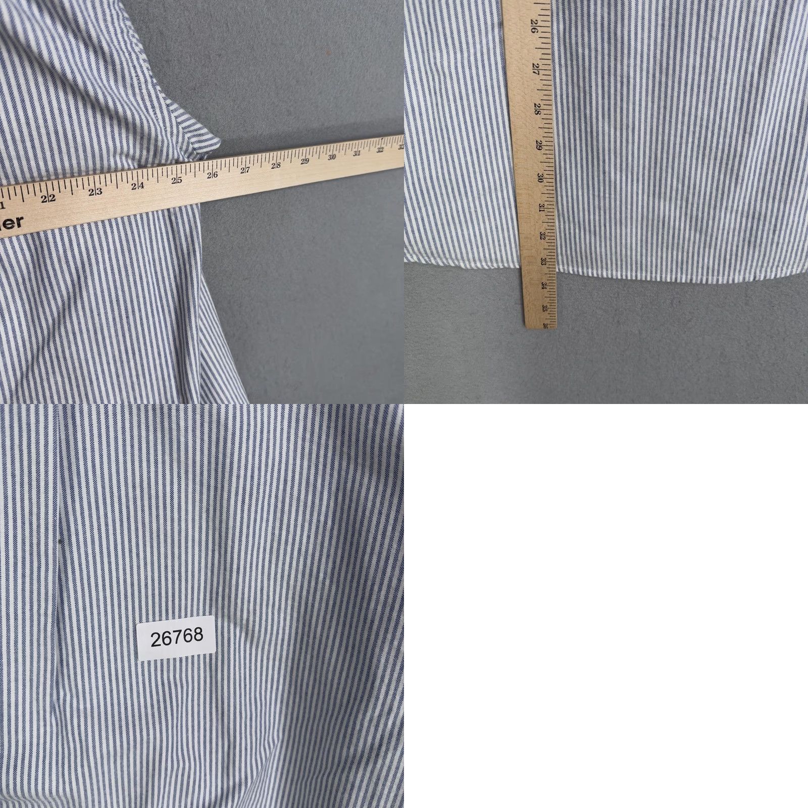 American Eagle Outfitters VINTAGE American Eagle Outfitters Shirt Mens Large Blue Stripe Cotton Button-Down Casual 90s Mens Size US L / EU 52-54 / 3 - 8 Thumbnail
