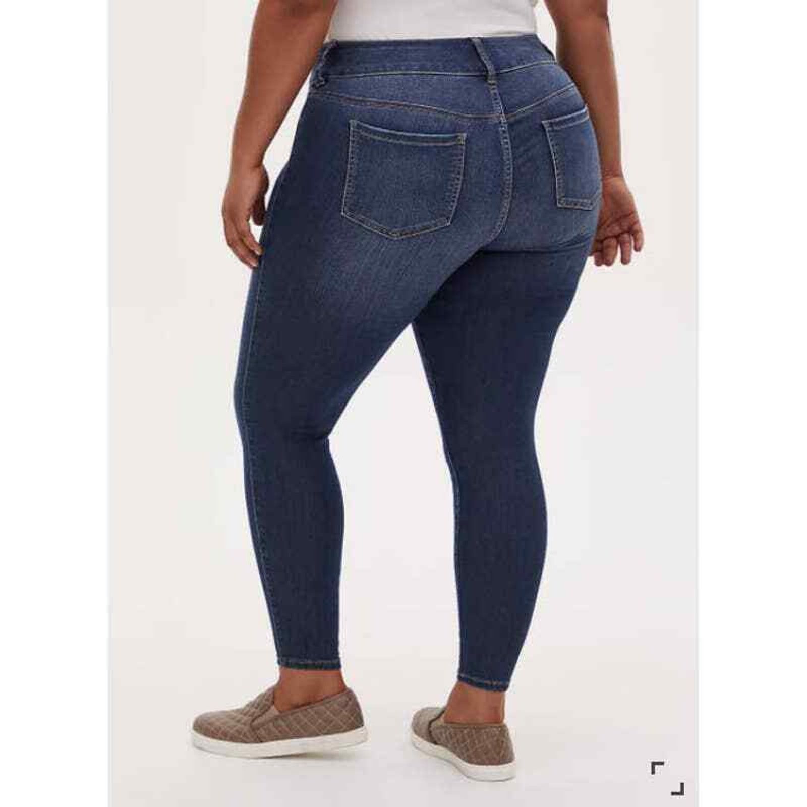 Torrid TORRID 26S SUPER STRETCH MEDIUM WASH JEGGINGS NWT Size 40" / US 18 - 2 Thumbnail