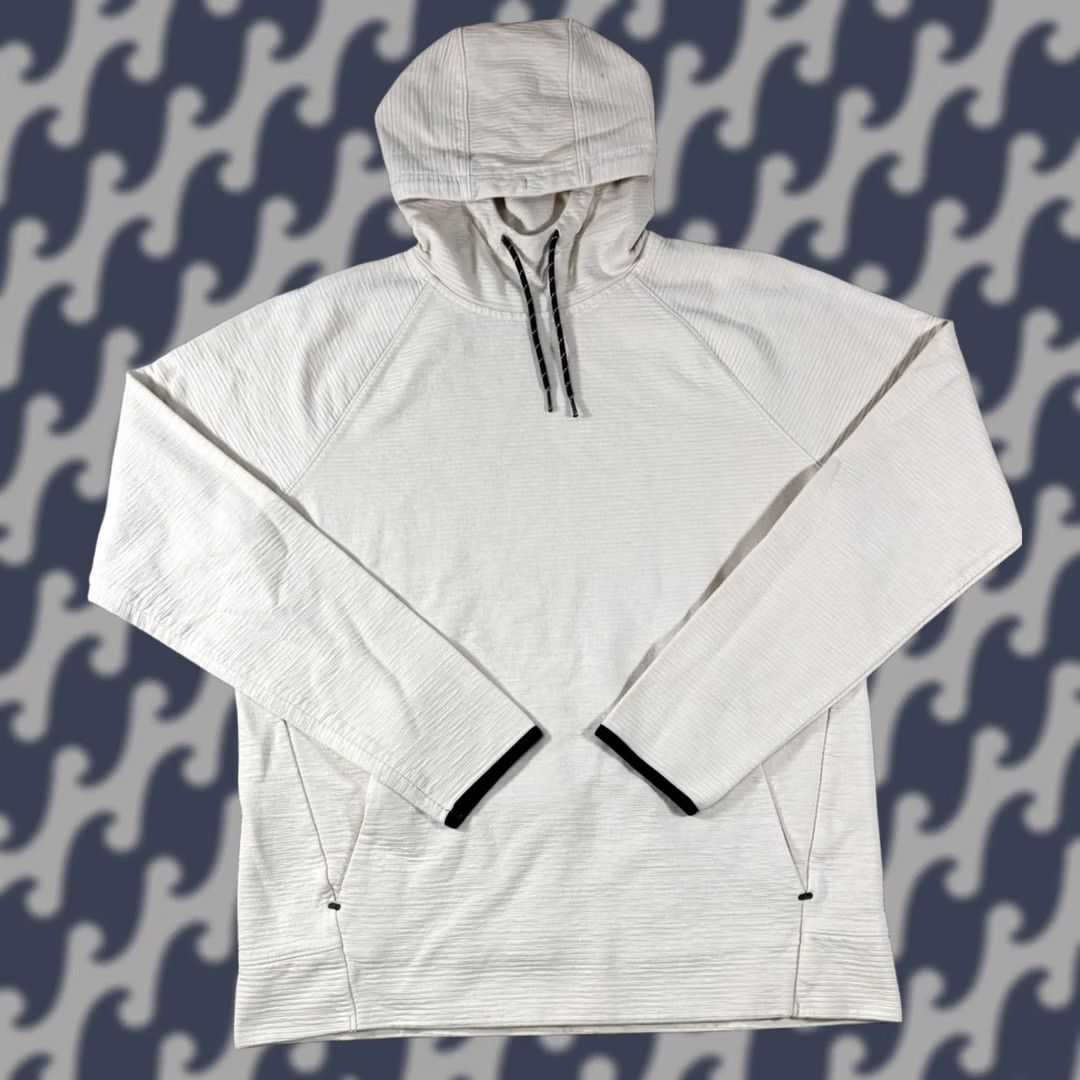 Old Navy Old Navy Active Hoodie M Gray Classic Athletic Pullover, Men's Fleece, Drawstring, Mock Neck, Long Sleeve, Cotton Blend, Regular Size M Size US M / EU 48-50 / 2 - 1 Thumbnail