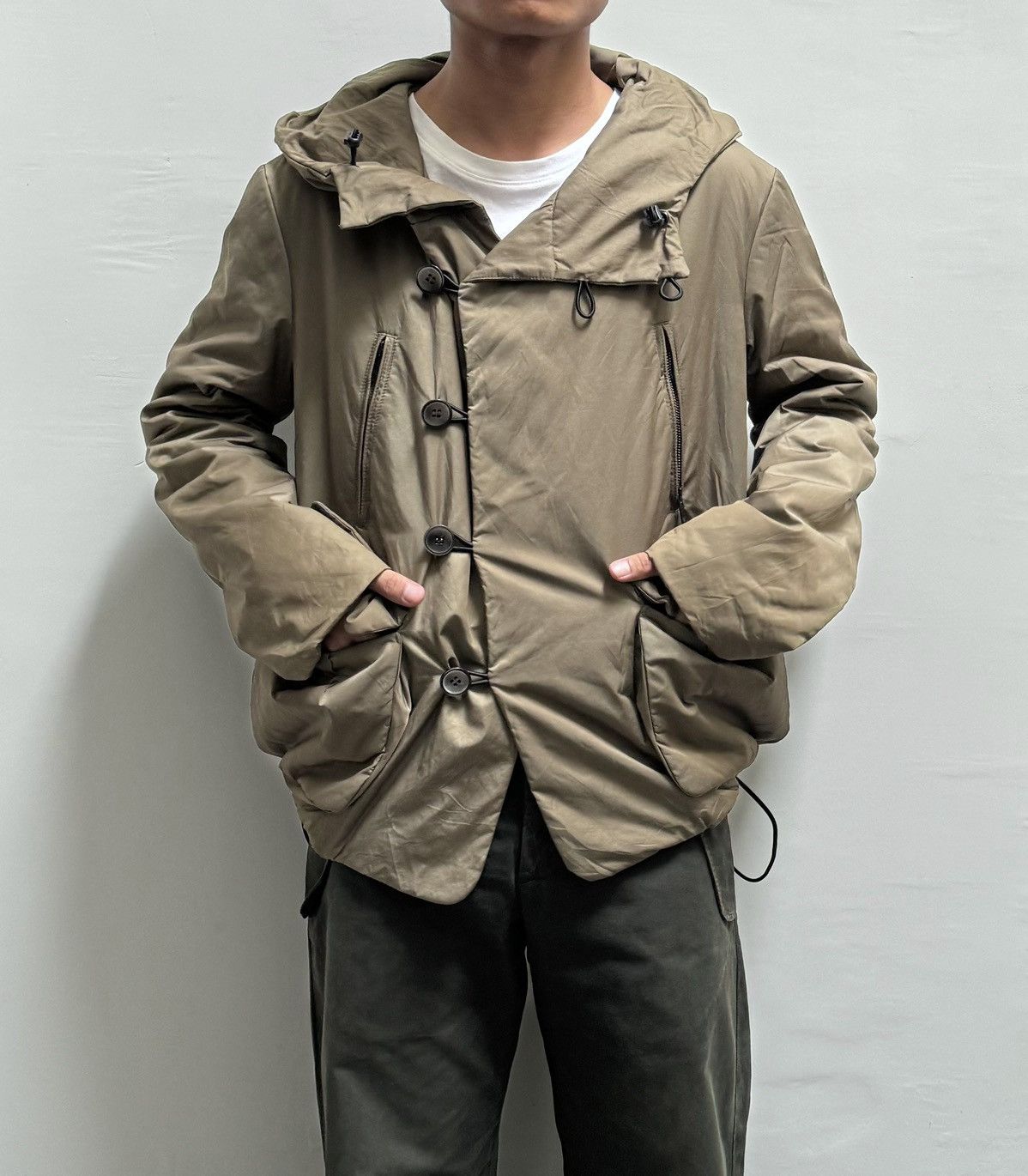 Emporio Armani × Vintage 2000s Puffer Cropped Jacket | Grailed