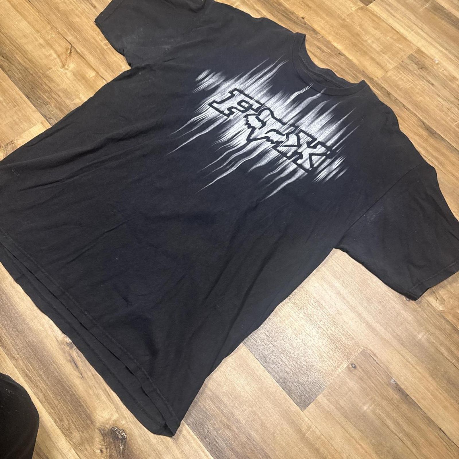 Fox Racing Y2k black and white fox Racing T-shirt Size US XL / EU 56 / 4 - 2 Thumbnail
