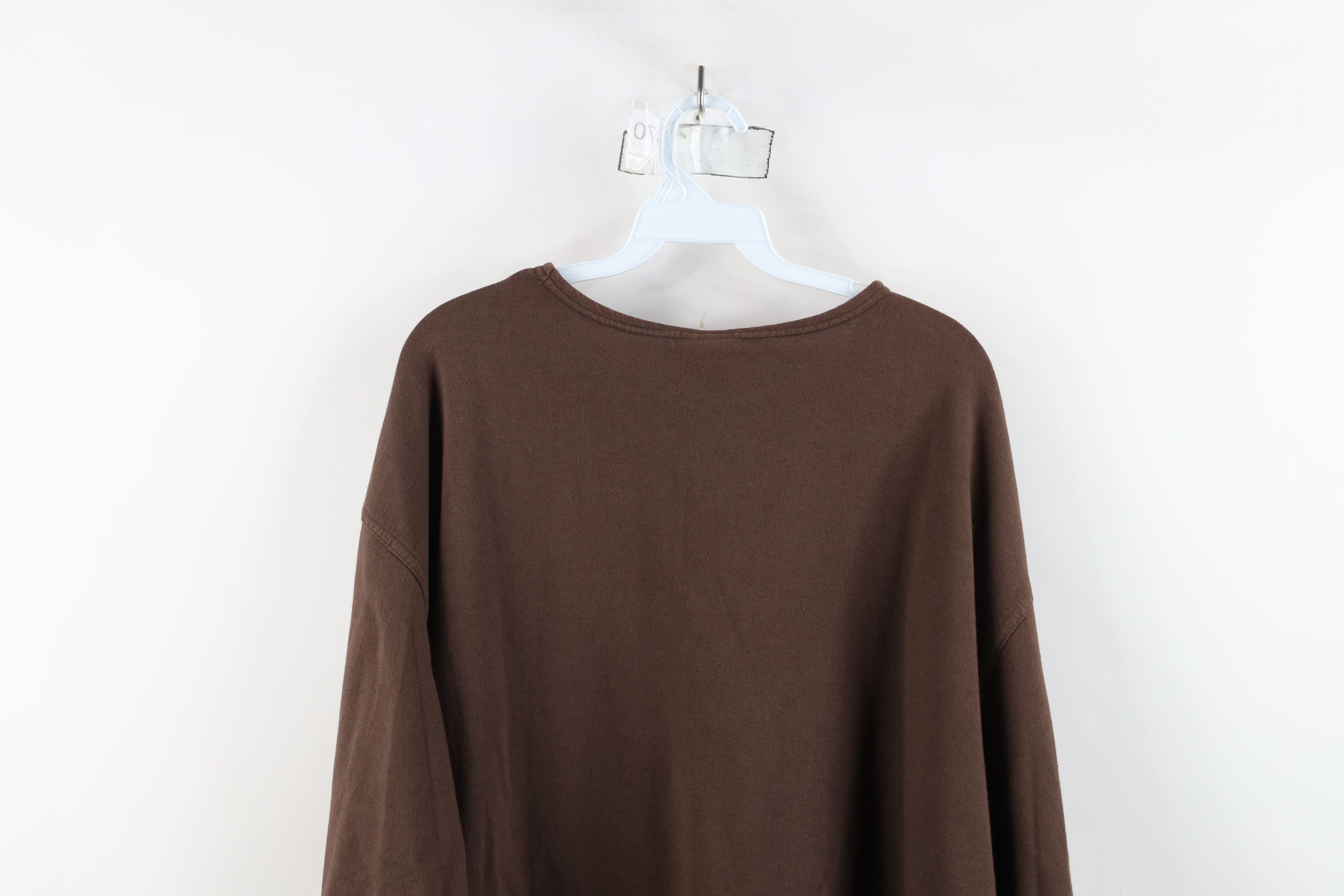 Vintage Vintage 90s Lagenlook Corduroy Pocket Henley T-Shirt USA Size 3XL / US 20-22 - 13 Thumbnail