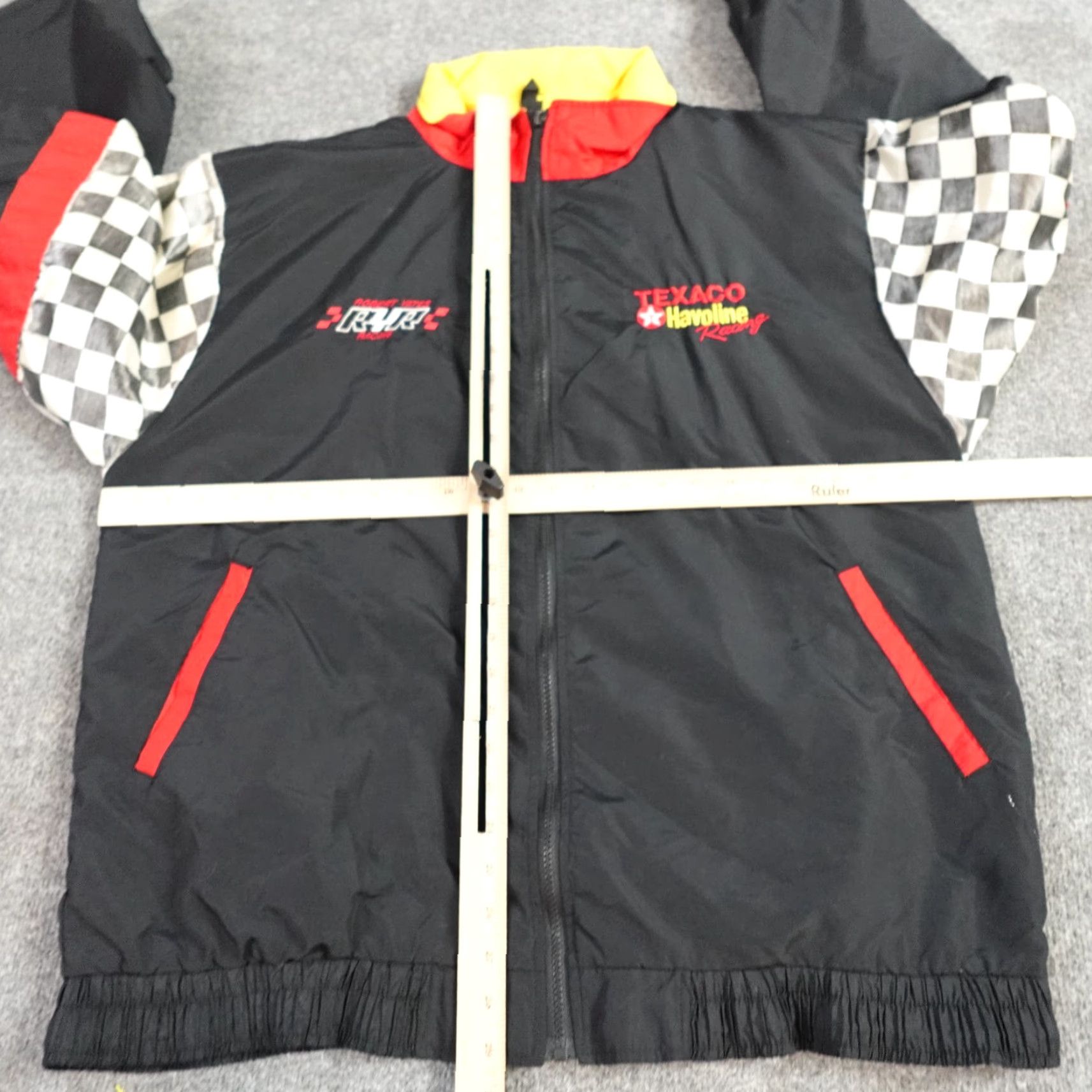 Vintage Ernie Irvan Jacket XL Black Yellow Windbreaker Jacket Vintage Made in USA Men XL Black Yellow Windbreaker Zip Full Zip Activewear Brand: Vintage Size US XL / EU 56 / 4 - 4 Thumbnail