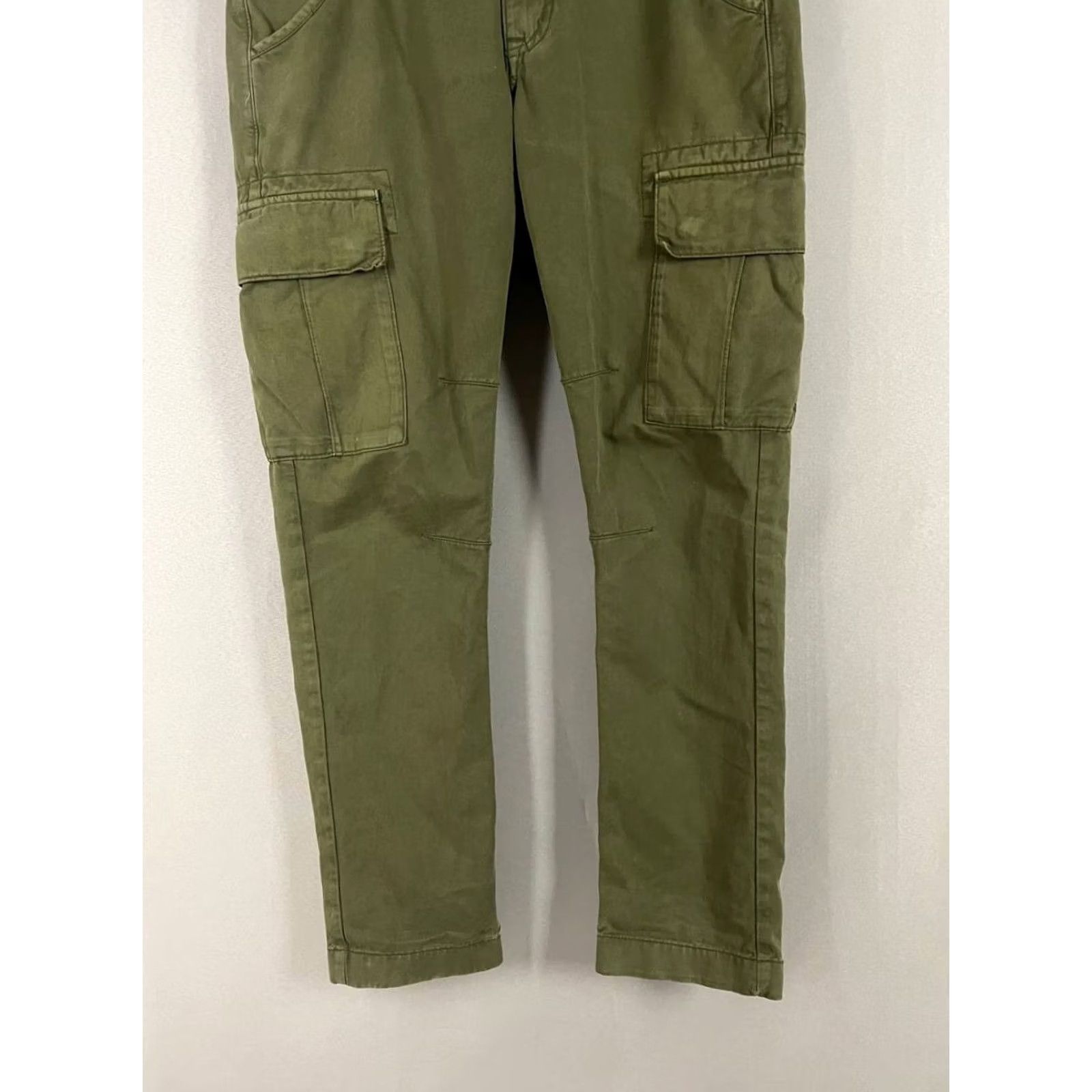 Alpha Industries Alpha Industries Mens Cargo Pants Size 31 Olive Green Cotton Straight Leg Size US 31 - 6 Thumbnail