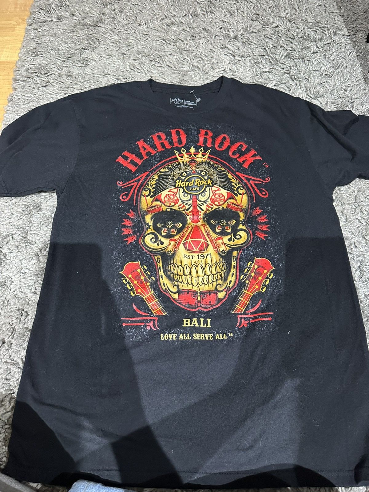 Hard Rock Cafe Hard Rock Cafe London Vintage 90s Shirt Mens Sz L Black Size US L / EU 52-54 / 3 - 1 Thumbnail