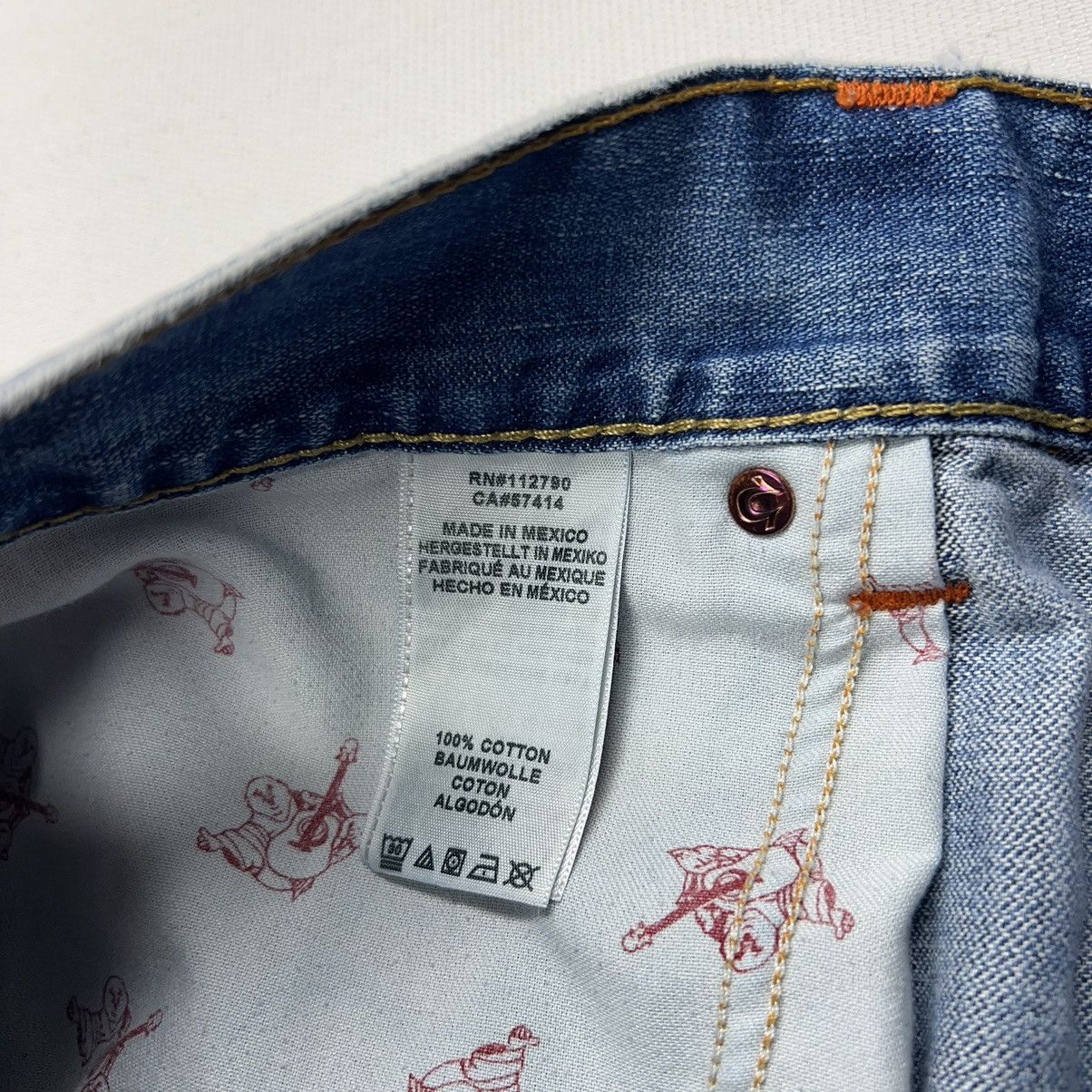 True Religion True Religion Jeans Blue Straight Flap Denim Ricky Washed Size US 36 / EU 52 - 10 Thumbnail