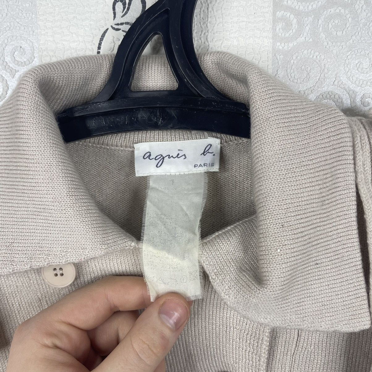 agnes b. Vintage Agnes B. Belted Sweater Size S / US 4 / IT 40 - 8 Thumbnail
