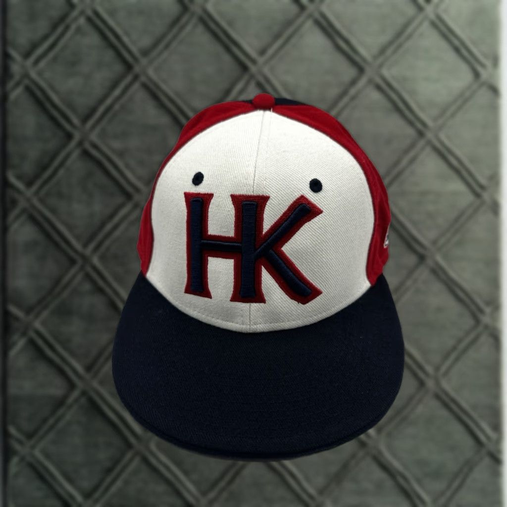 Logo 7 VTG The Game Pro Fitted Hat 7 1/4 Blue USA Logo Cap Mens Cap Size ONE SIZE - 1 Thumbnail