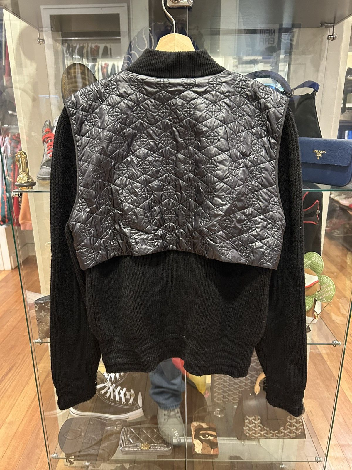 Louis Vuitton Louis Vuitton Heavy Knit Monogram Zip Up Sweater Size US L / EU 52-54 / 3 - 2 Thumbnail