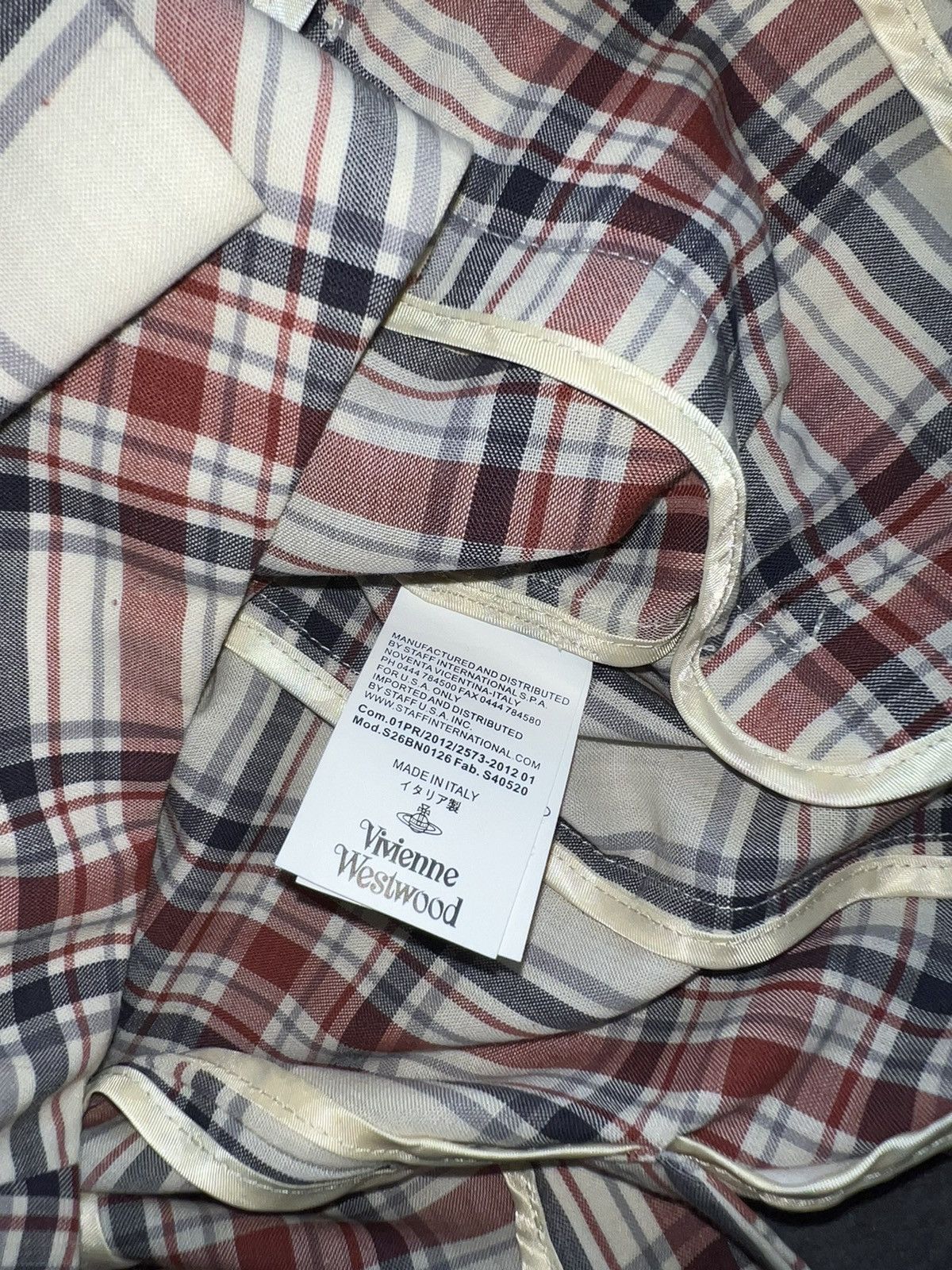 Vivienne Westwood Vivienne Westwood red label tartan wool blazer ♥️💙 Size XS / US 0-2 / IT 36-38 - 12 Thumbnail