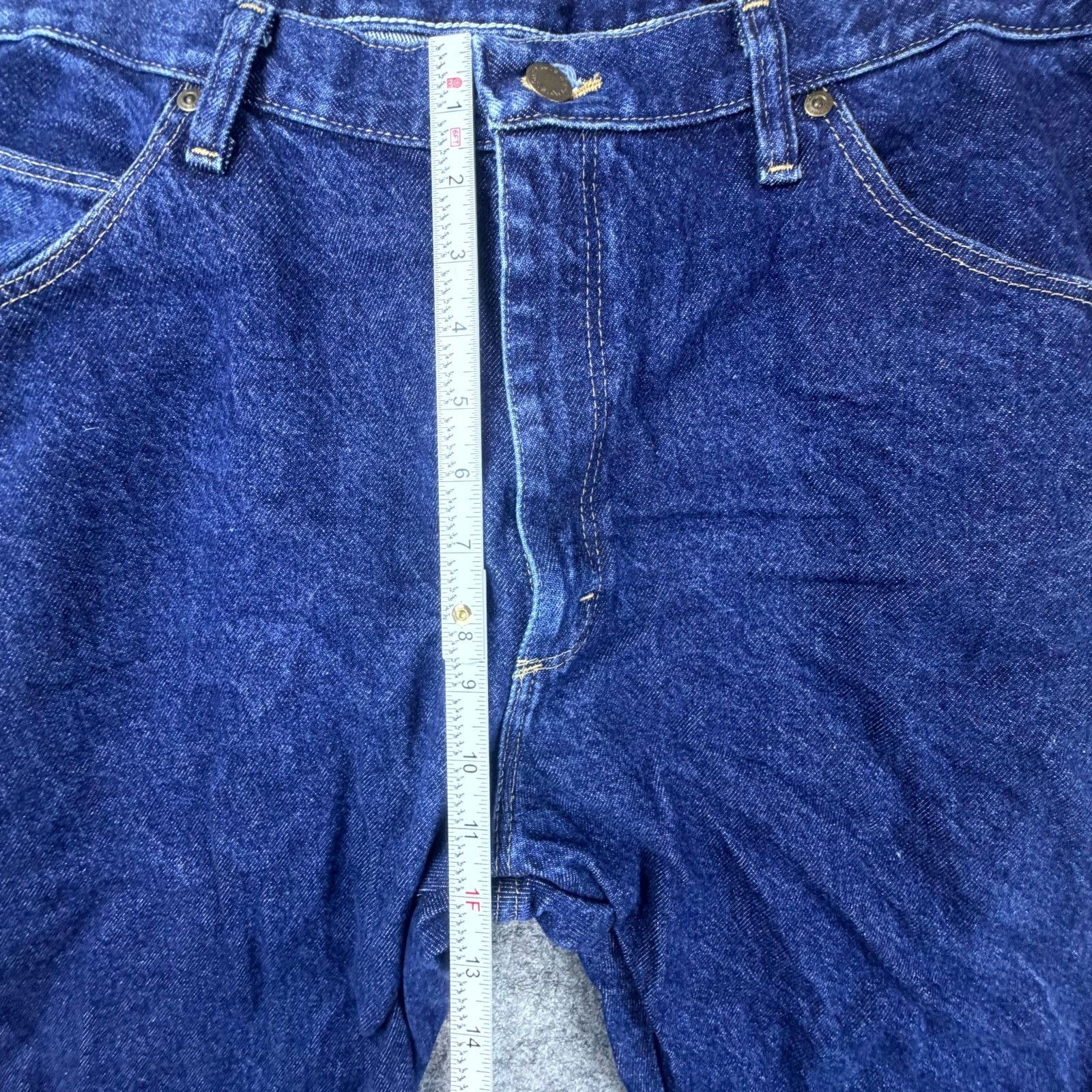 Wrangler Wrangler Jeans Mens 38 Blue Denim Wash Straight Leg Workwear Size US 38 / EU 54 - 5 Thumbnail