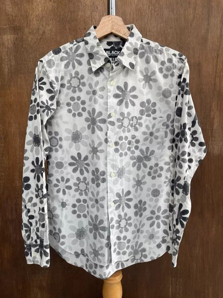 Comme des Garcons COMME DES GARCONS BLACK CDG Floral Shirt Size.S Size US S / EU 44-46 / 1 - 1 Thumbnail