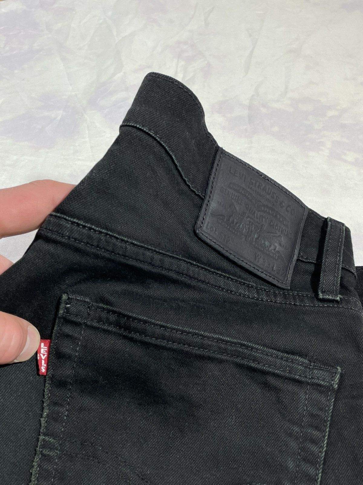 Levi's × Vintage Men's Levi’s 512 Vintage Black Denim Jeans – W33 L32 Size US 33 - 5 Thumbnail