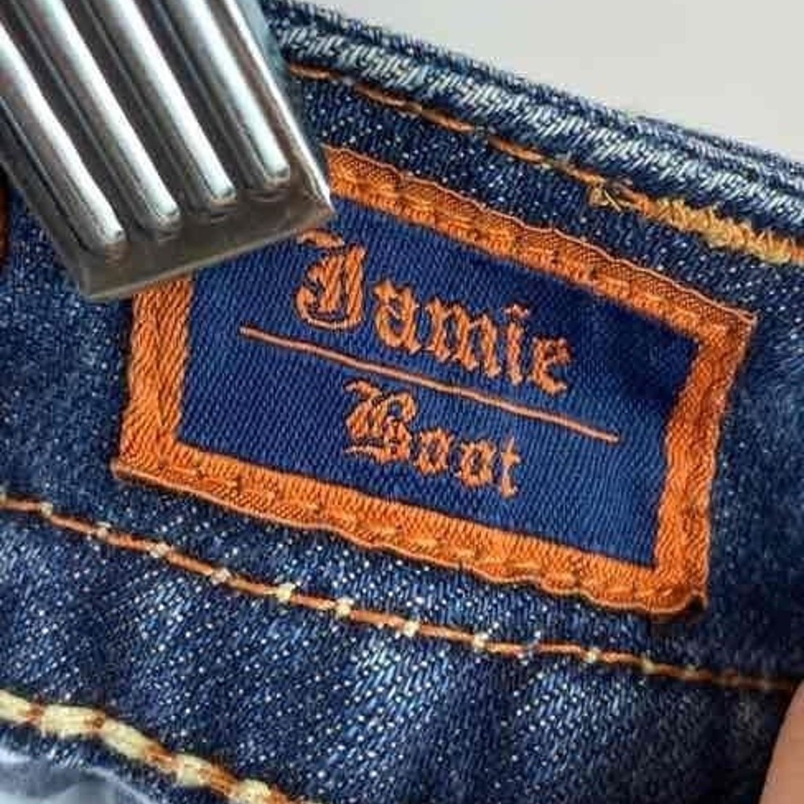 Rock Revival Rock Revival Jamie Weathered Blue Dark Bootcut Jeans - Sz 29 Size 29" - 3 Thumbnail