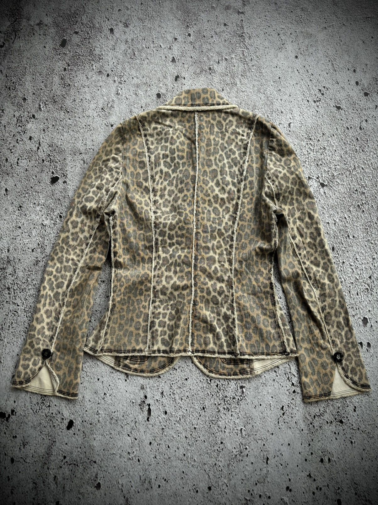Tornado Mart Vintage Leopard Women's Blazer Size S / US 4 / IT 40 - 4 Thumbnail