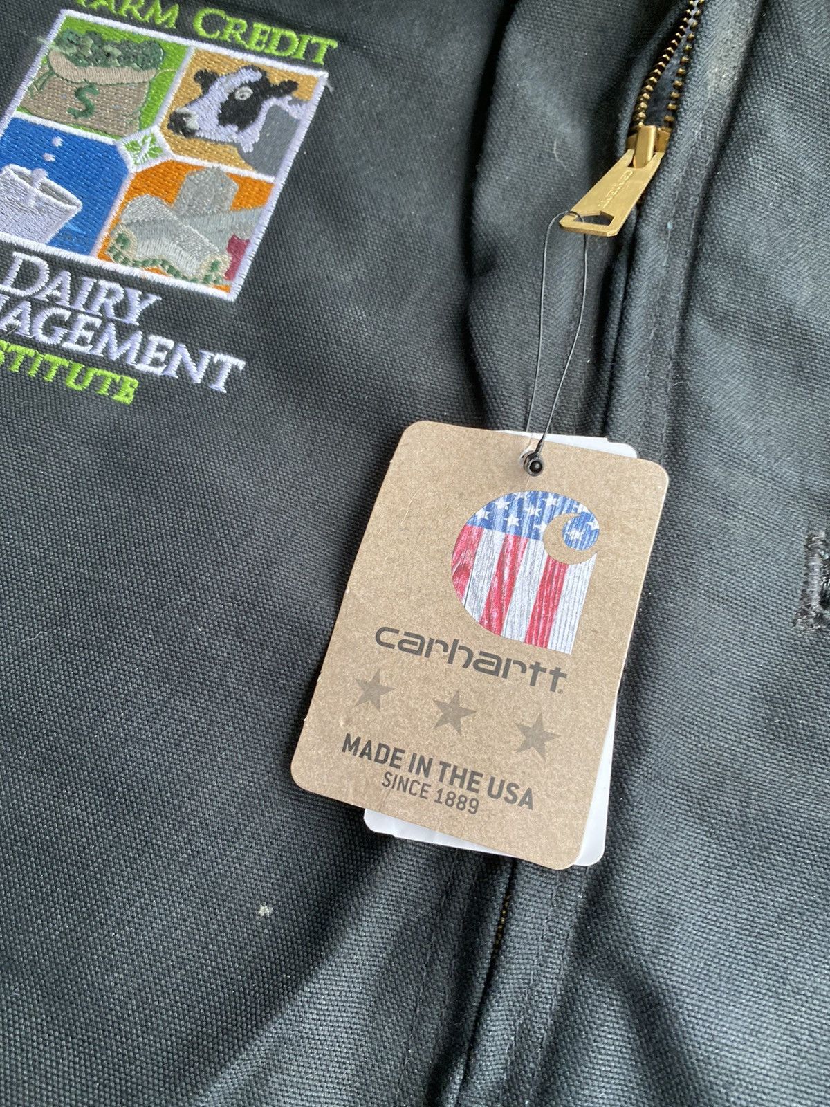 Carhartt × Vintage Vintage Carhartt Detroit Black Blanket Lined Jacket Size US XXL / EU 58 / 5 - 4 Thumbnail