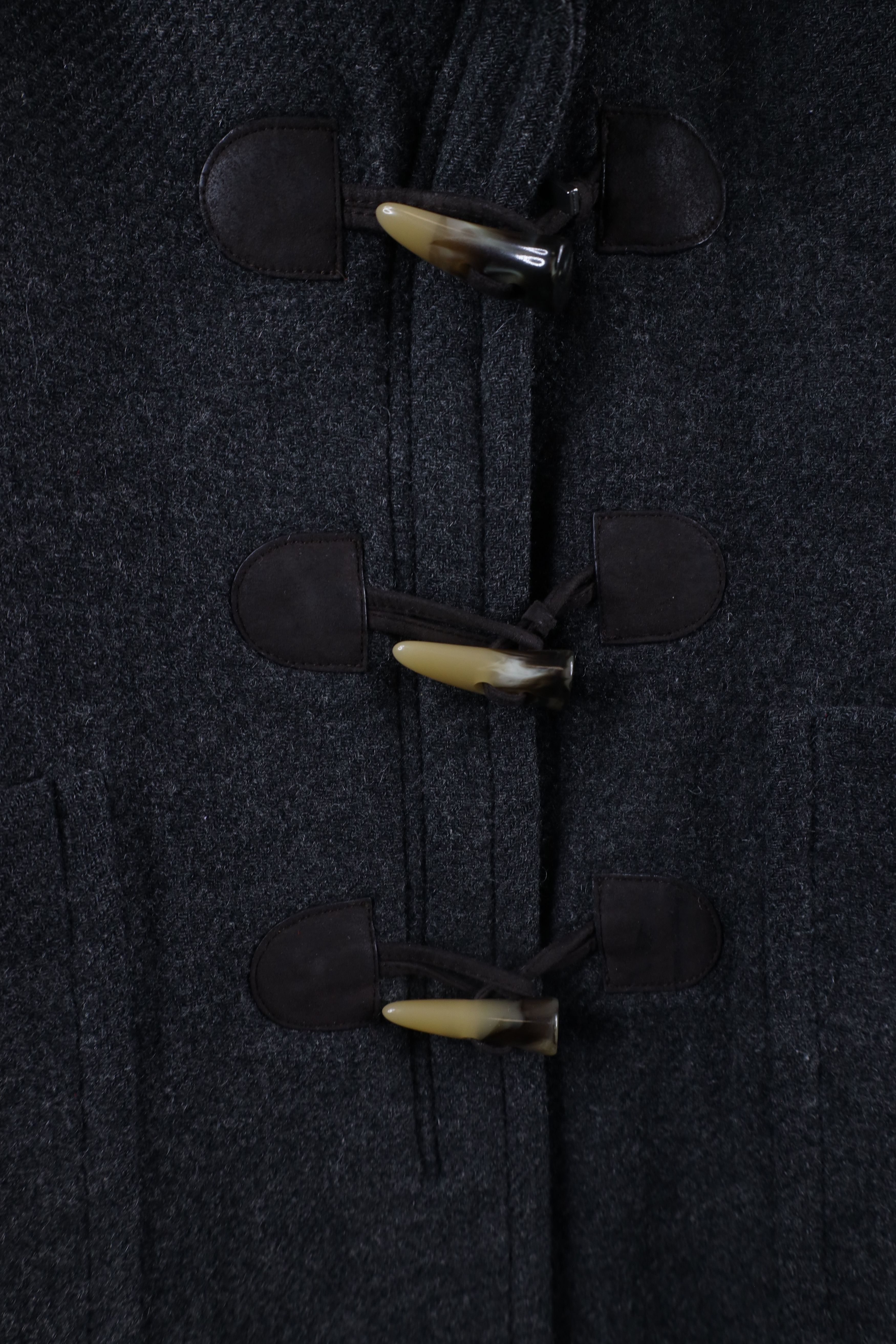 Banana Republic × Vintage Banana Republic Horn Toggle Button Peacoat Jacket Dark Gray Size M / US 6-8 / IT 42-44 - 4 Thumbnail
