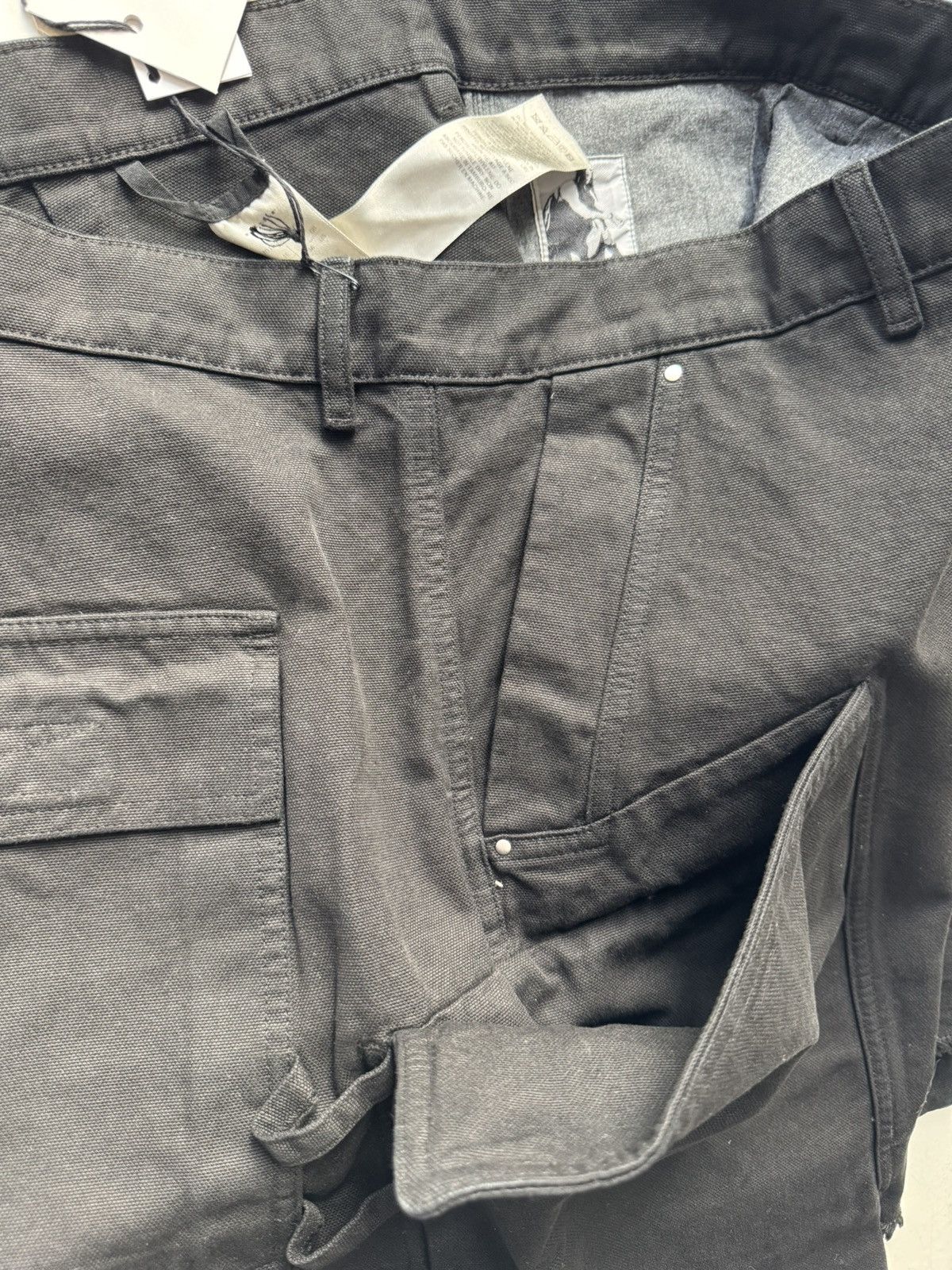 Rick Owens Drkshdw DRKSHDW by Rick Owens – Stefan Cargo Shorts Size US 36 / EU 52 - 4 Thumbnail