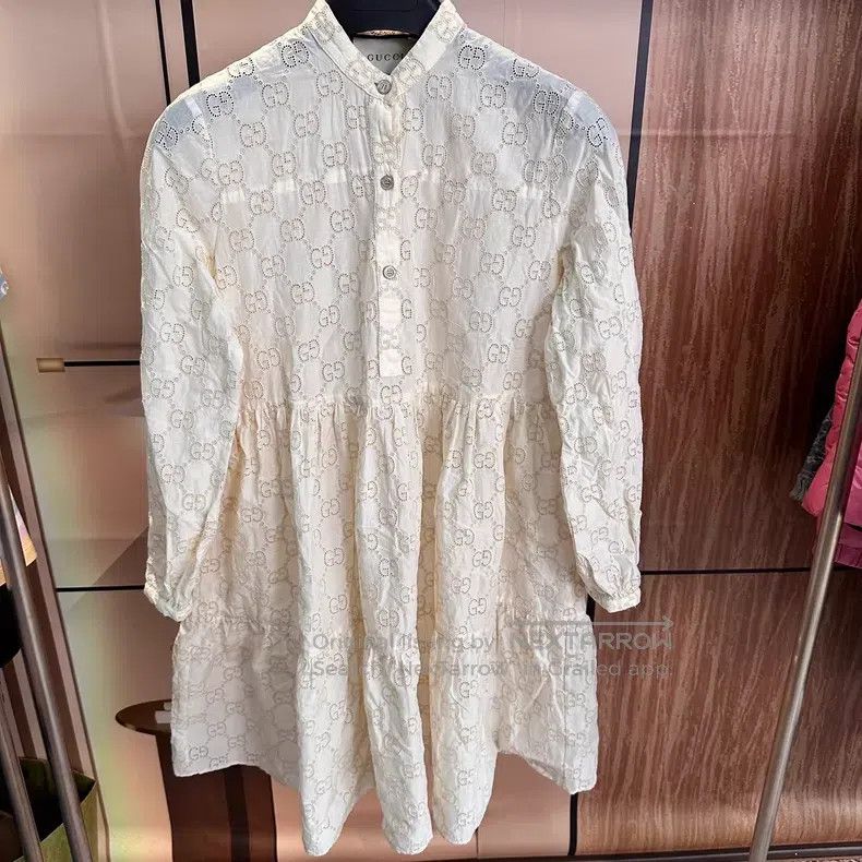 Gucci Gucci Beige full-print old flower jumpsuit short skirt Size XS / US 0-2 / IT 36-38 - 1 Thumbnail