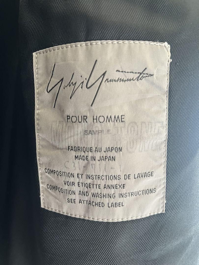 Yohji Yamamoto Yohji Yamamoto POUR HOMME leather hood coat Size US L / EU 52-54 / 3 - 9 Thumbnail