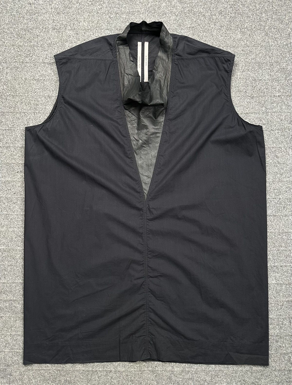 Rick Owens Rick Owens - Main Line S/S15 “FAUN” Leather Trimmed Tunic Size US L / EU 52-54 / 3 - 1 Thumbnail
