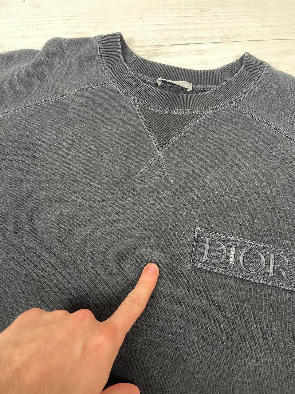 Dior Dior x Sacai Crossover FW21 Sweatshirt Size US L / EU 52-54 / 3 - 7 Thumbnail