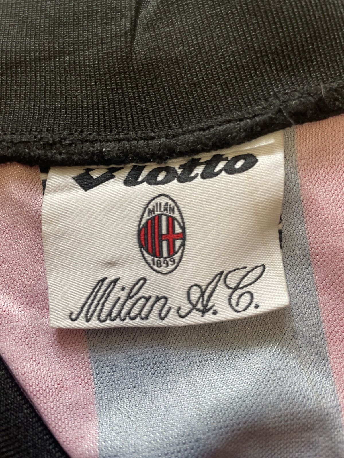 Vintage Jersey lotto Milan opel Size US L / EU 52-54 / 3 - 3 Thumbnail