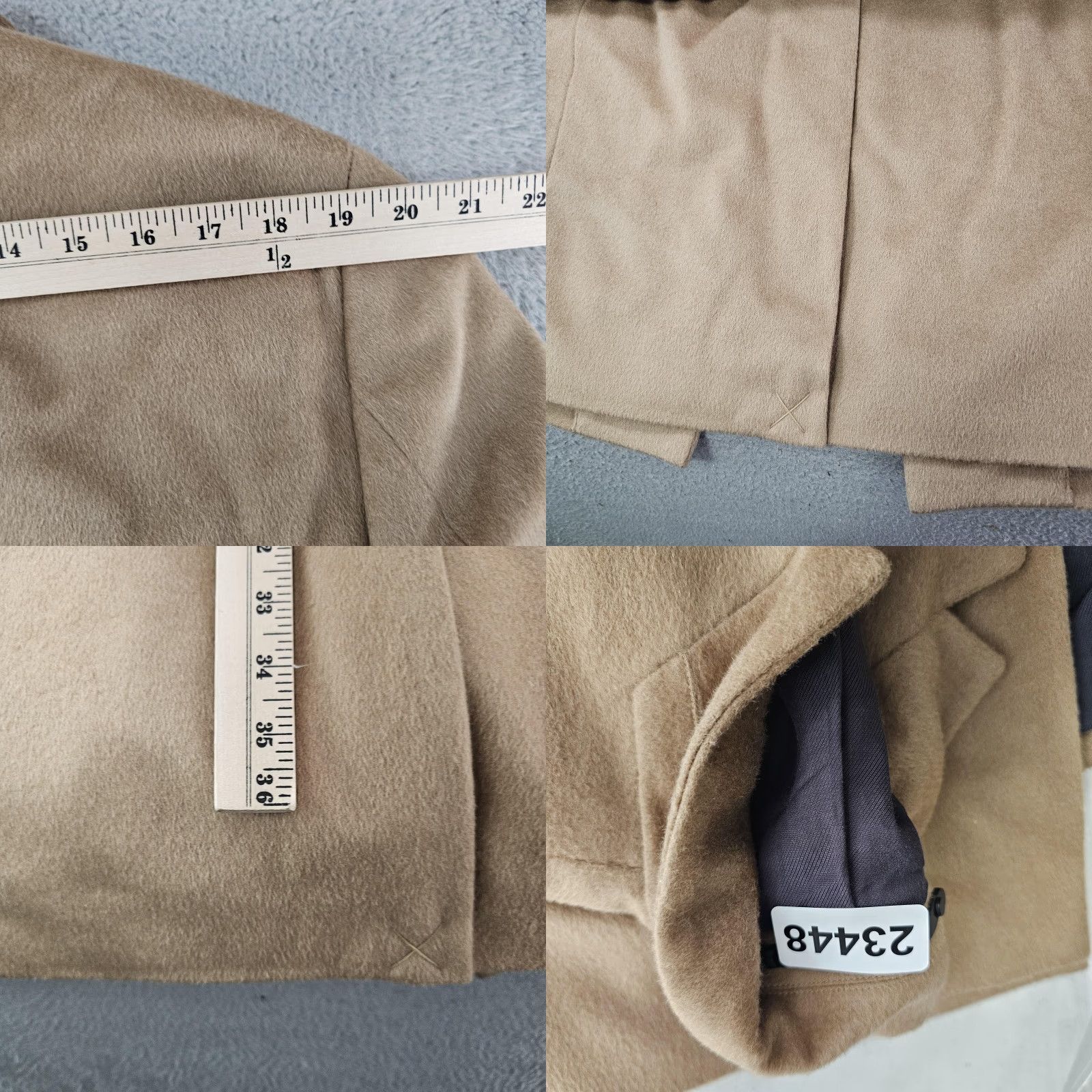 Allsaints AllSaints Coat Mens 2XL Wool Overcoat Camel Brown Single-Breasted Pockets 2XL Timeless Fall Winter Size US XXL / EU 58 / 5 - 9 Thumbnail