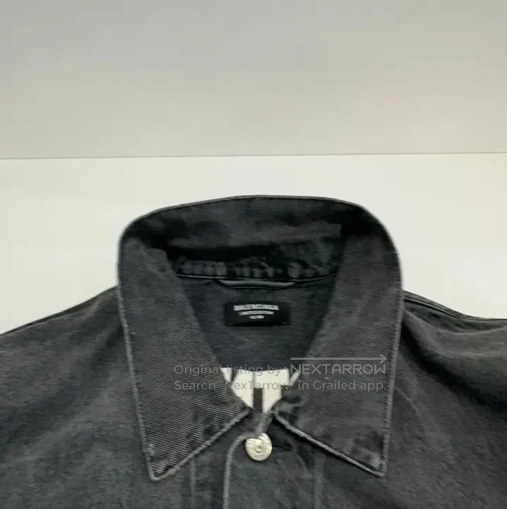 Balenciaga Balenciaga x FORTNITE Black Denim Jacket. Size US L / EU 52-54 / 3 - 7 Thumbnail