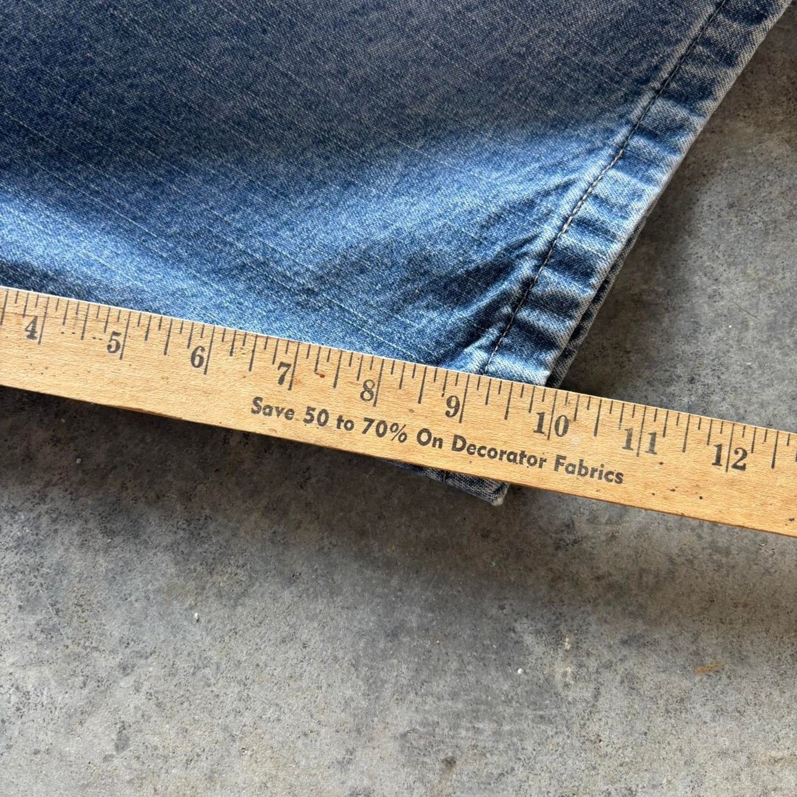 JNCO × Vintage × Wrangler Y2K Baggy Jean Shorts Wrangler Carpenter Size US 36 / EU 52 - 5 Thumbnail