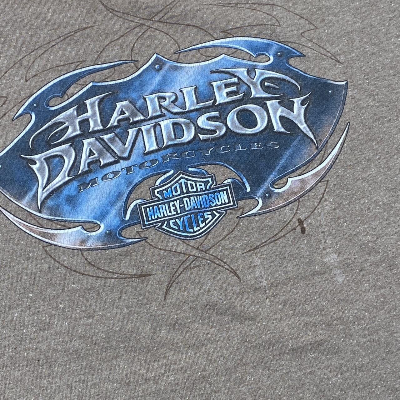 Harley Davidson Vintage Harley Davidson San Diego, CA Tan Biker Tee Size XL Size US XL / EU 56 / 4 - 3 Thumbnail