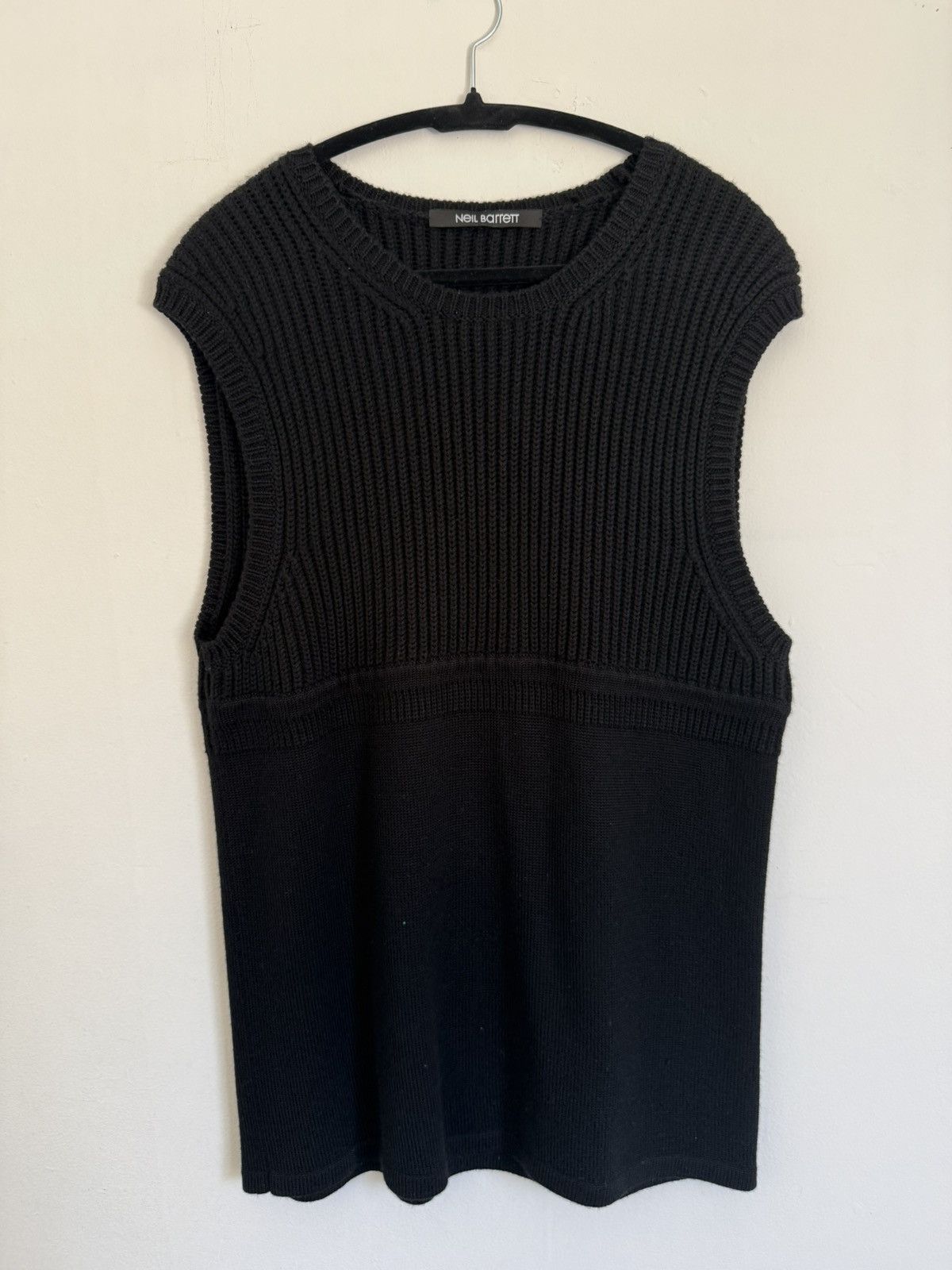 Neil Barrett Neil Barrett Crew Neck Sleeveless Sweat Vest Size US M / EU 48-50 / 2 - 1 Thumbnail
