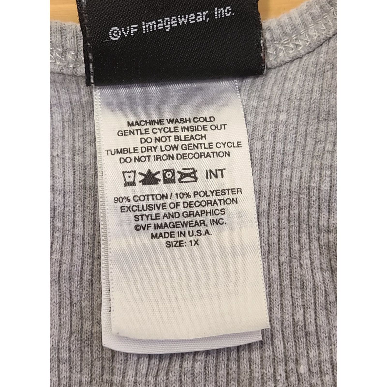Harley Davidson Harley-Davidson Tank Top Women's 1X Gray Sleeveless Made in USA Shirt Women USA Logo Cotton Knit All Seasons Breathable Regular Shirt Size XL / US 12-14 / IT 48-50 - 4 Thumbnail