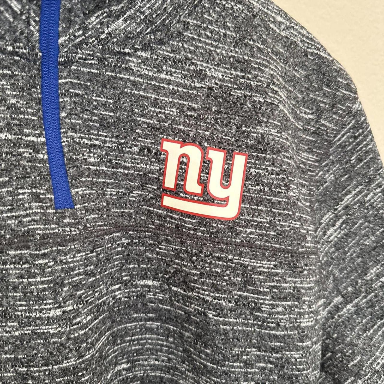 Unknown London Men's Gray Quarter-Zip Sweatshirt with NY Logo Size US L / EU 52-54 / 3 - 2 Thumbnail