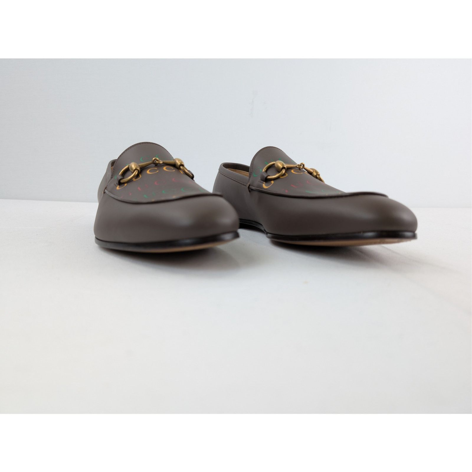 Gucci o1rshd1 Leather Jordaan Horsebit Loafers Boots in Brown Size US 8 / EU 41 - 5 Thumbnail