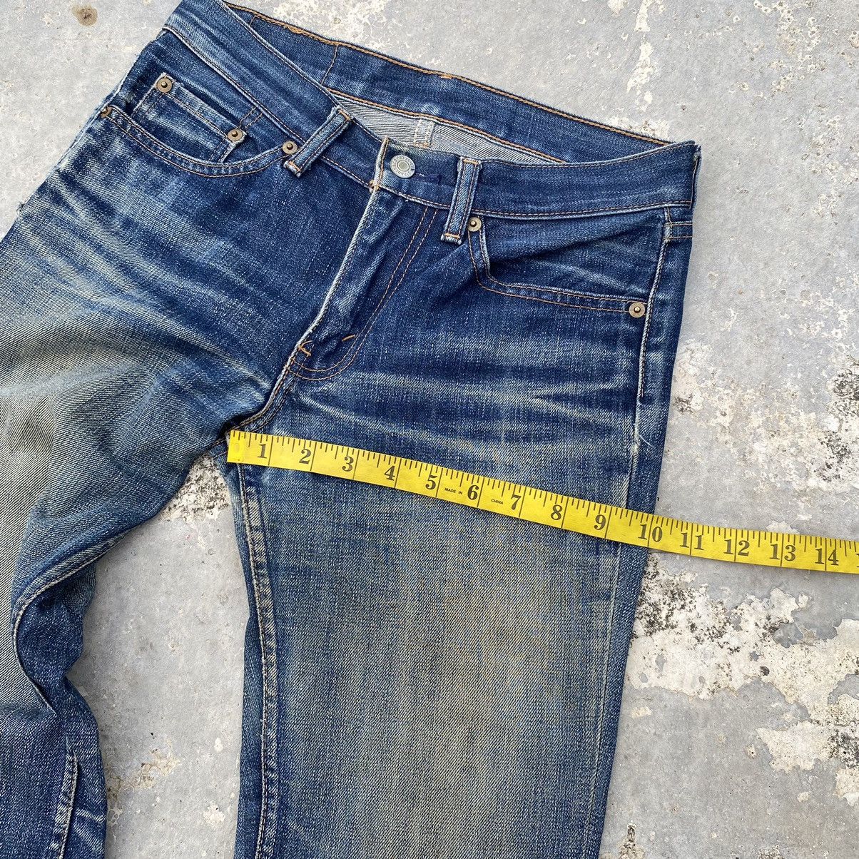 Levi's Vintage Clothing vintage levis 502 ripped denim jeans Size US 29 - 18 Thumbnail